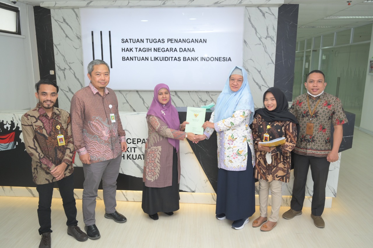 Amankan Aset Negara, Satgas BLBI Sertipikasi Aset Properti Eks BPPN menjadi Atas Nama Pemerintah RepubIik Indonesia 