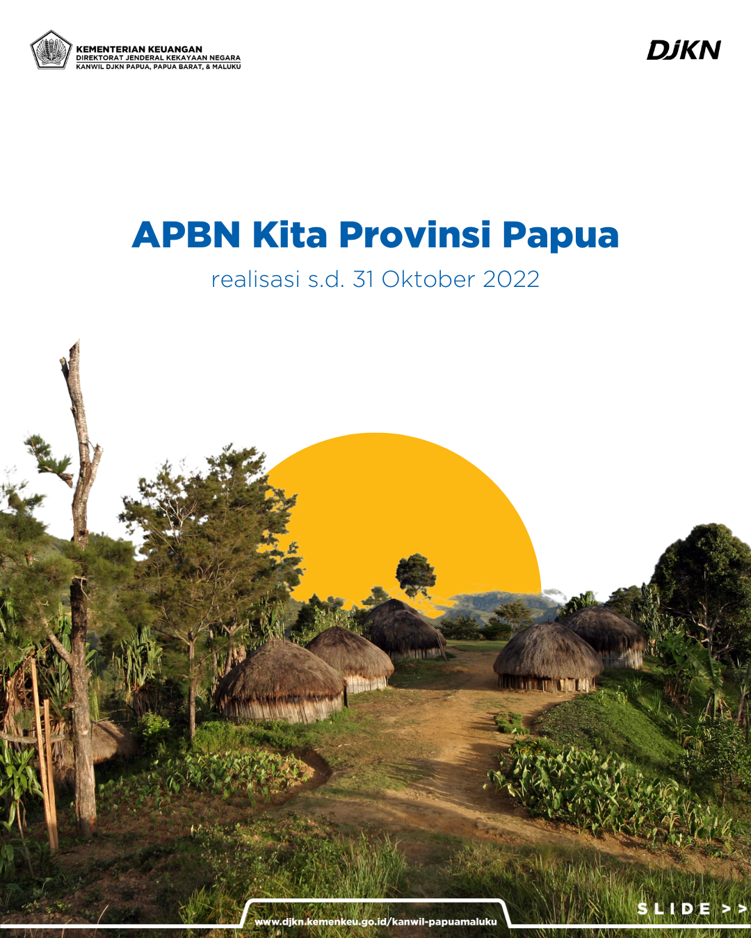 APBN Kita Provinsi Papua Realisasi s.d. 31 Oktober 2022