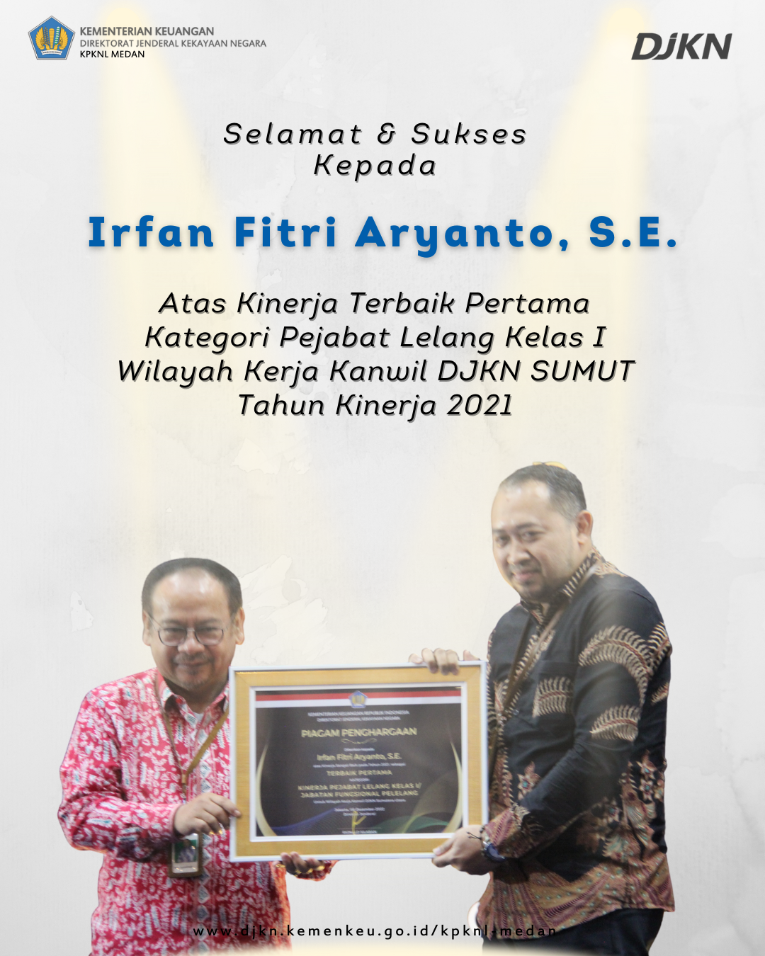 Pencanangan ZI Menuju WBBM Kanwil DJKN Sumatera Utara & Apresiasi Kekayaan Negara (KN Awards) 2022