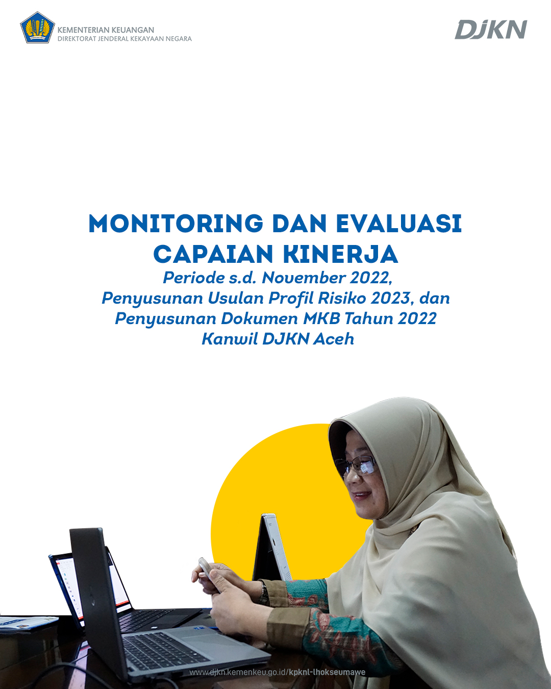 Monitoring dan Evaluasi Capaian Kinerja serta Penyusunan Usulan Profil Risiko 2023  di jajaran Kanwil DJKN Aceh