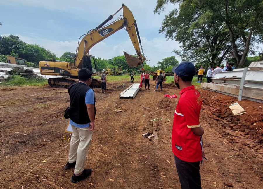 Tim Penilai KPKNL Purwakarta Laksanakan Penilaian Eks Jembatan Callender Hamilton milik PJN Wilayah I Jawa Barat