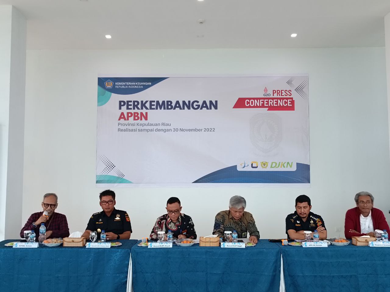 Pelaksanaan Press Conference APBN Kita Regional Provinsi Kepulauan Riau