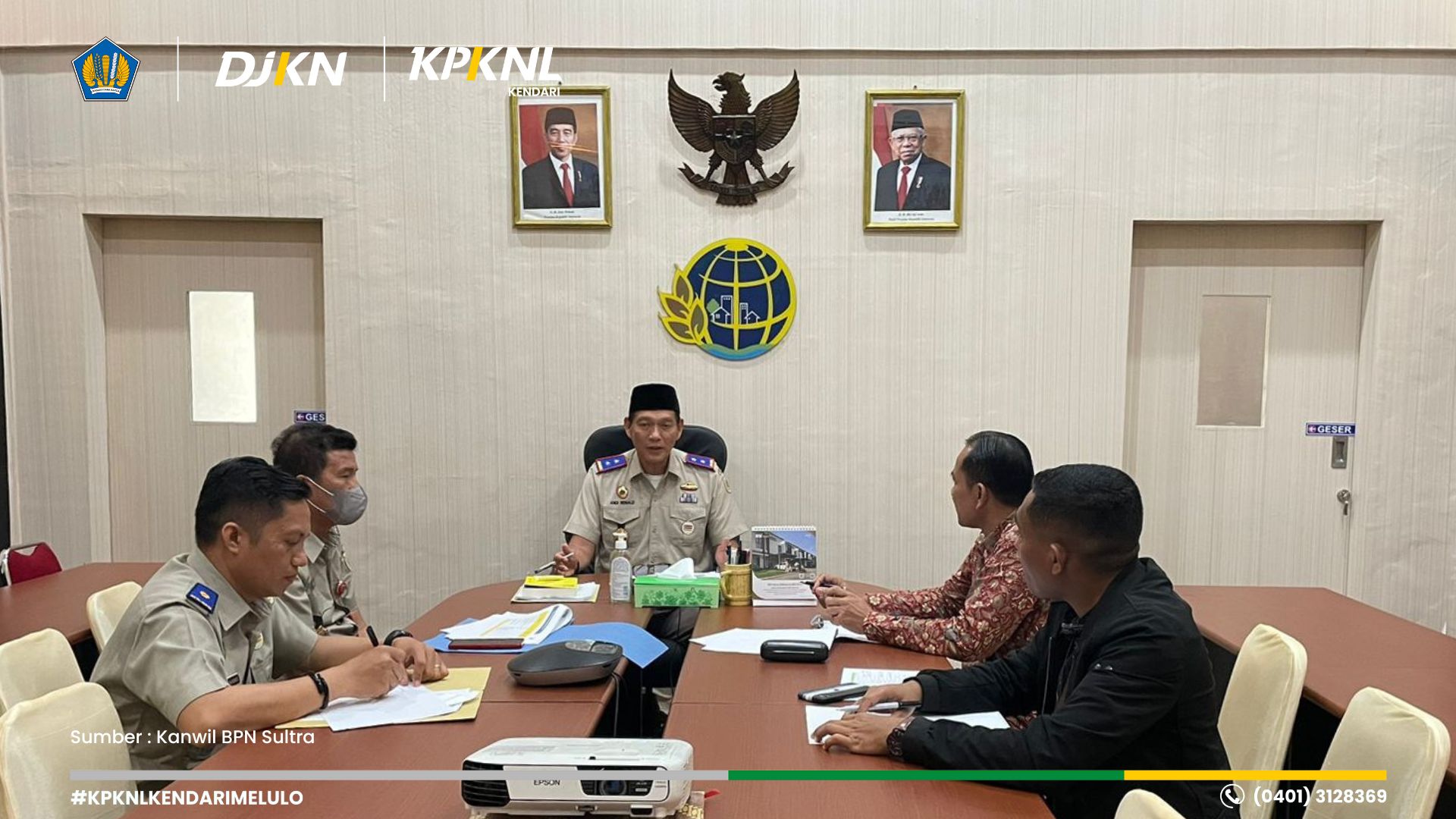 Sinergi ATR/BPN Sultra dengan KPKNL Kendari dalam Penyelesaian Target Sertipikasi 2023