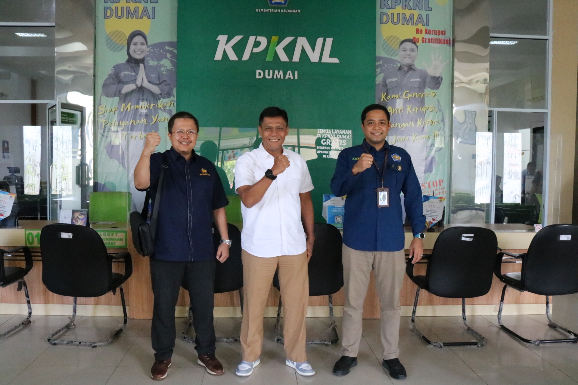 Kunjungan Kerja Kepala Kanwil DJKN Riau, Sumatera Barat, dan Kepulauan Riau di KPKNL Dumai