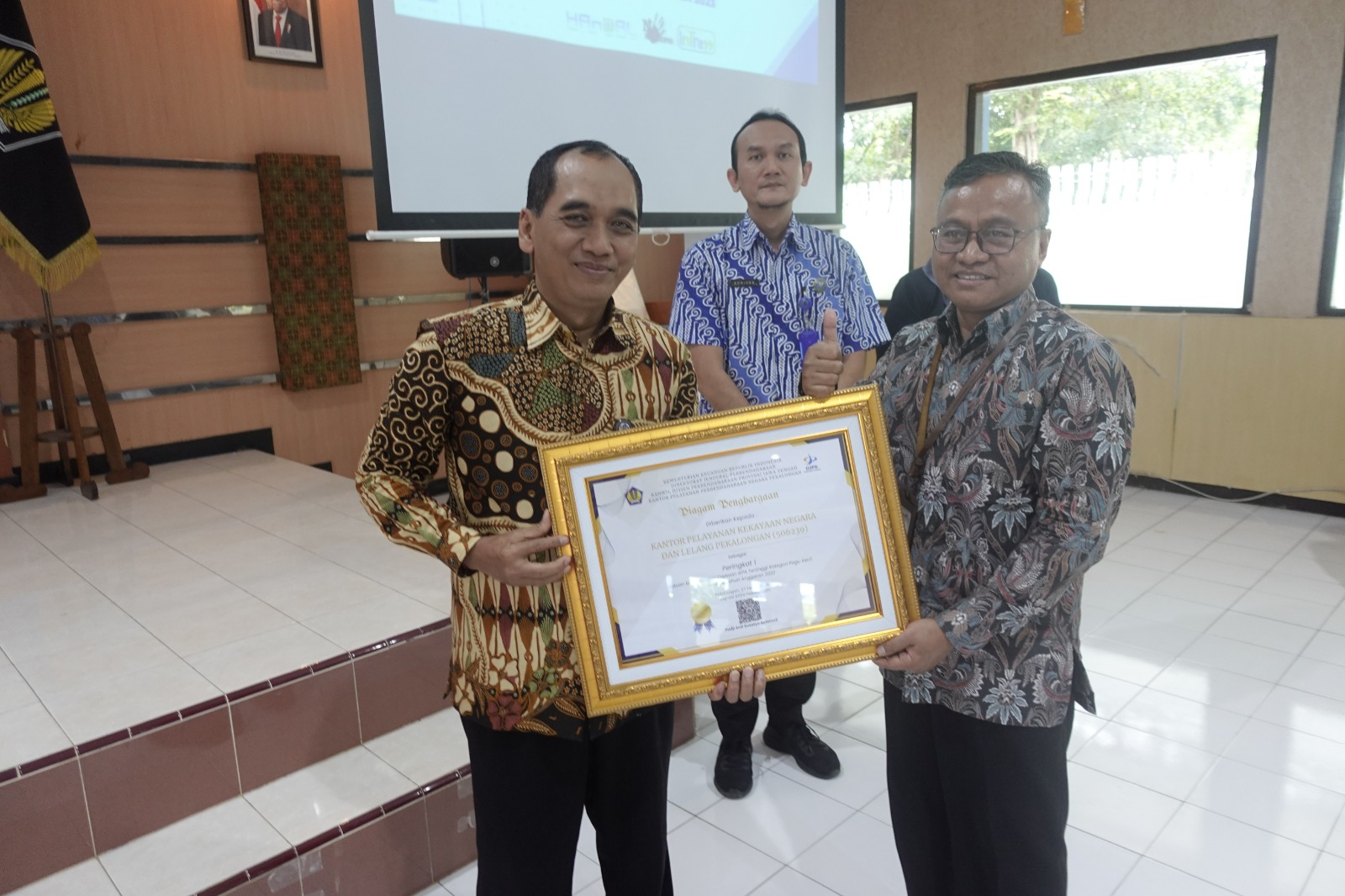 KPKNL Pekalongan Raih Raih Peringkat I IKPA Tertinggi 2022