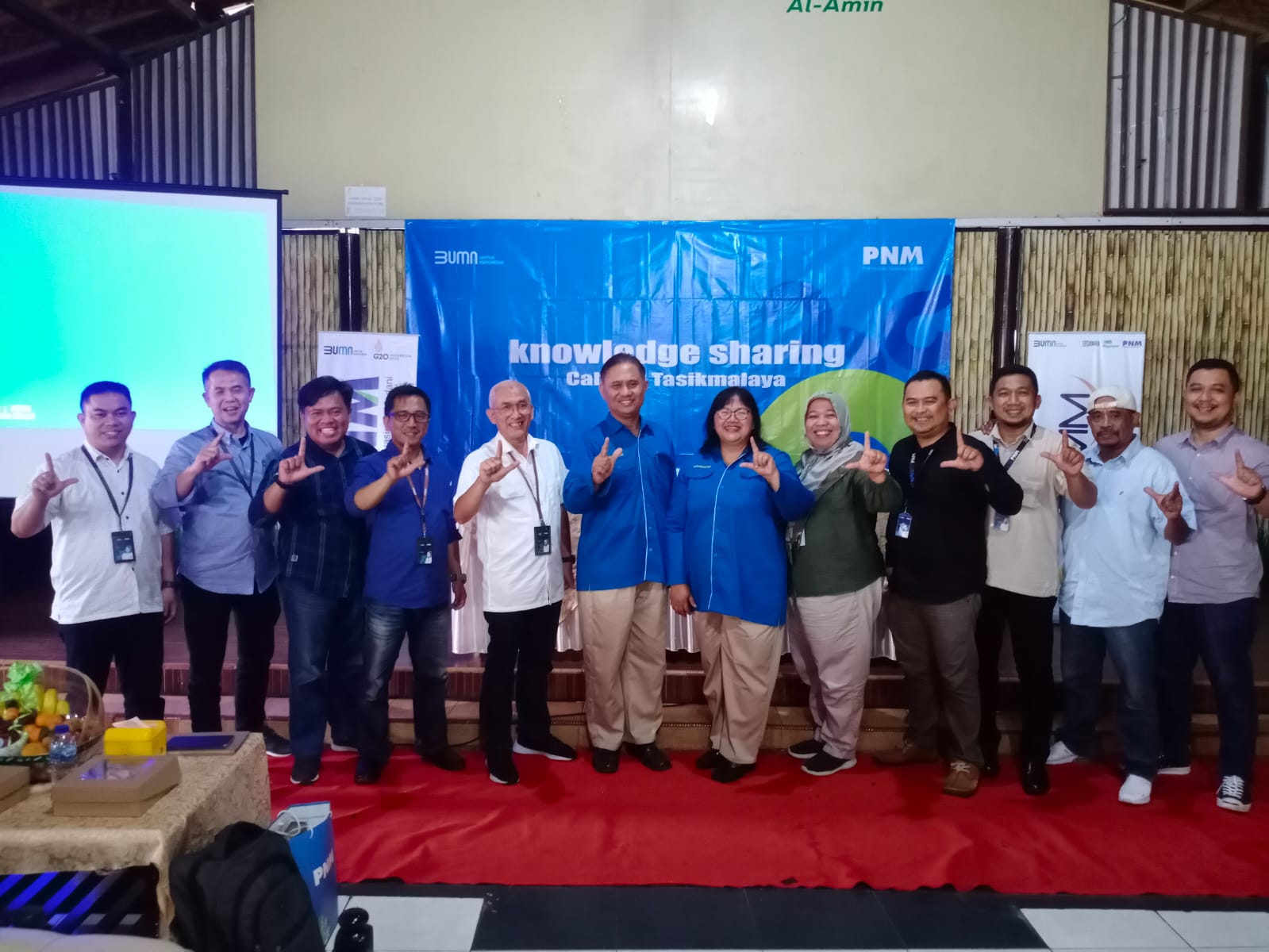 Knowledge Sharing Lelang kepada jajaran manajemen dan pegawai PT. PNM Cabang Tasikmalaya