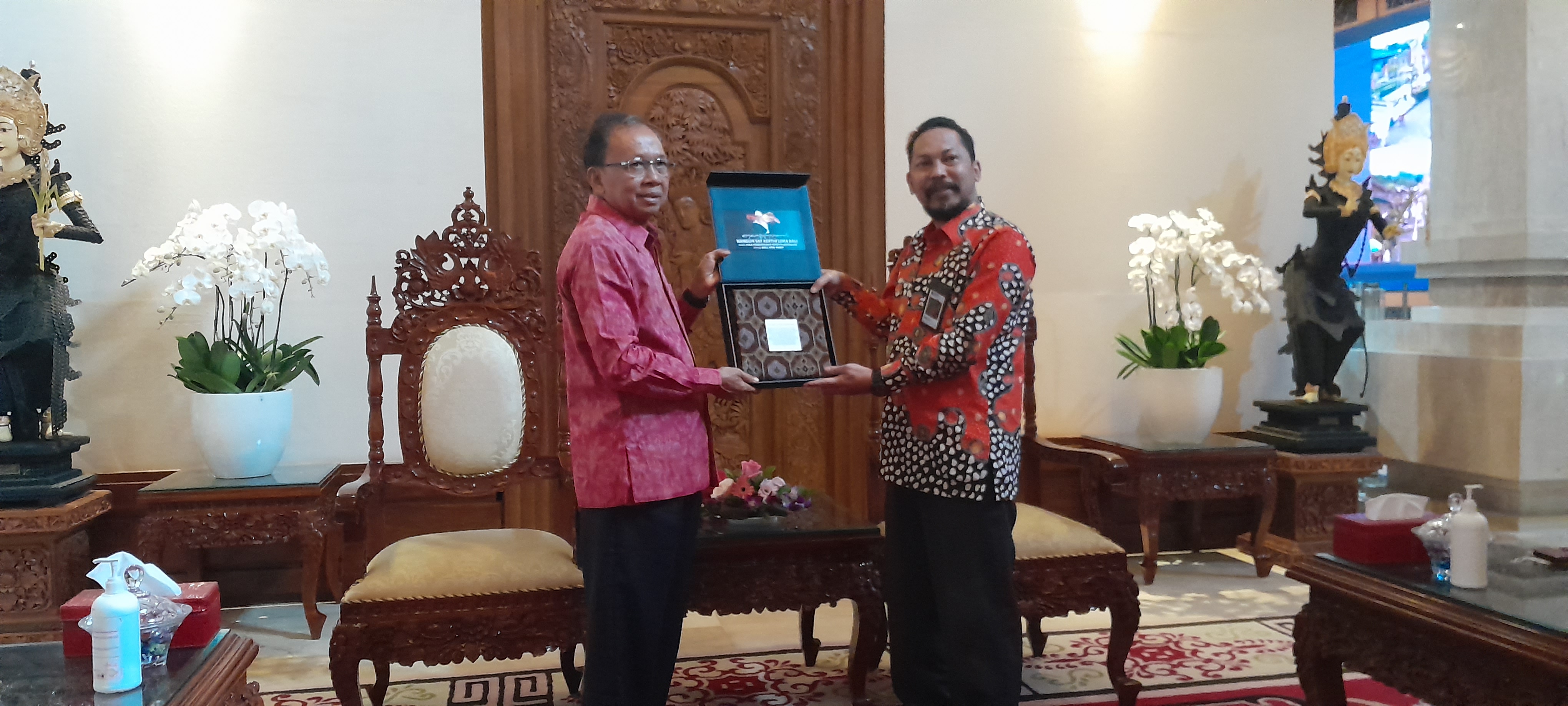 Kunjungan Kepala Kanwil DJKN Balinusra kepada Gubernur Bali