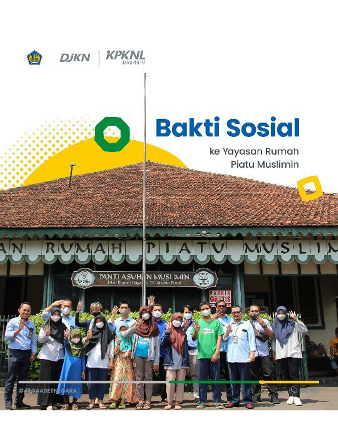 Bakti Sosial dan Bagi-Bagi Takjil, Implementasi Forum Kerukunan Antarumat Beragama KPKNL Jakarta IV