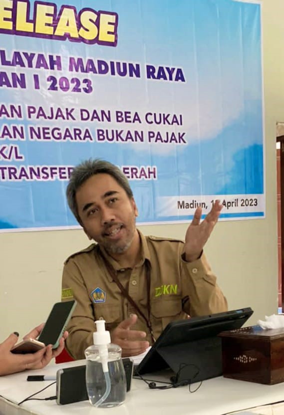 KPKNL Madiun Lakukan Konpres PNBP s.d. Triwulan I Tahun 2023 