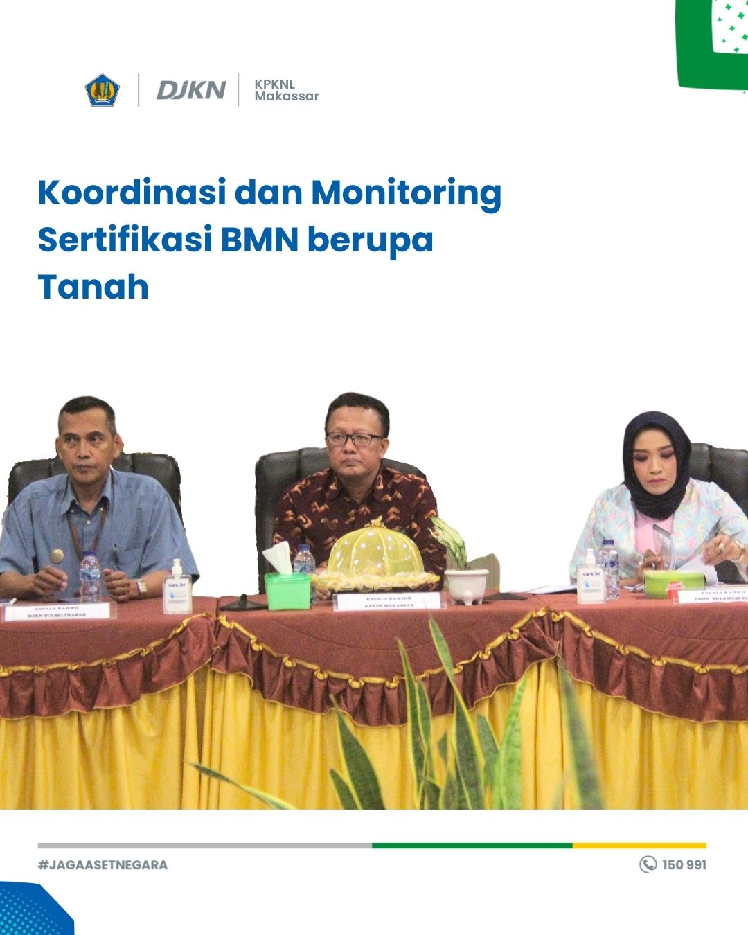 Koordinasi dan Monitoring Program Sertifikasi BMN Tahun 2023