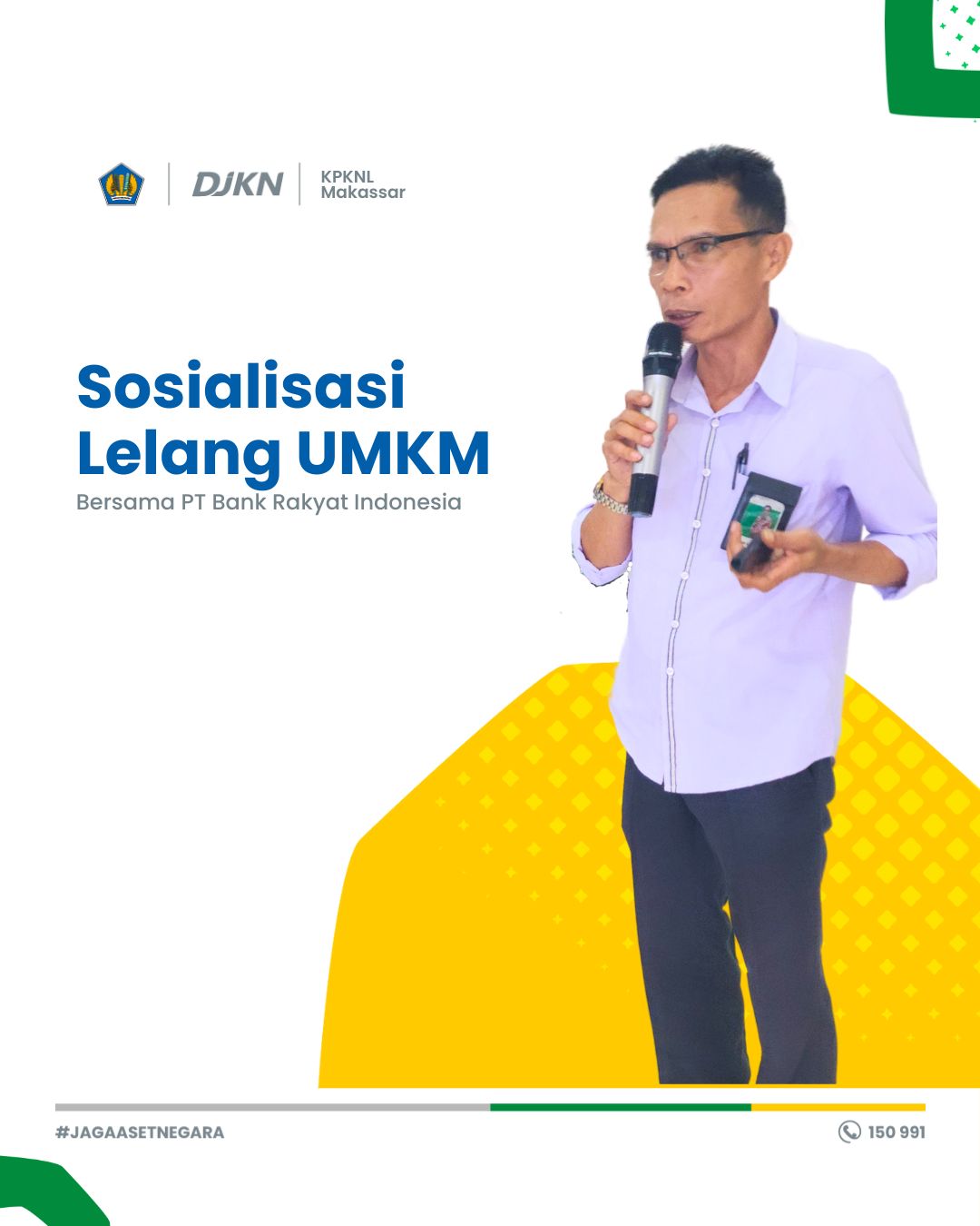 KPKNL Makassar Bersama BRI, Gelar Sosialisasi Lelang UMKM