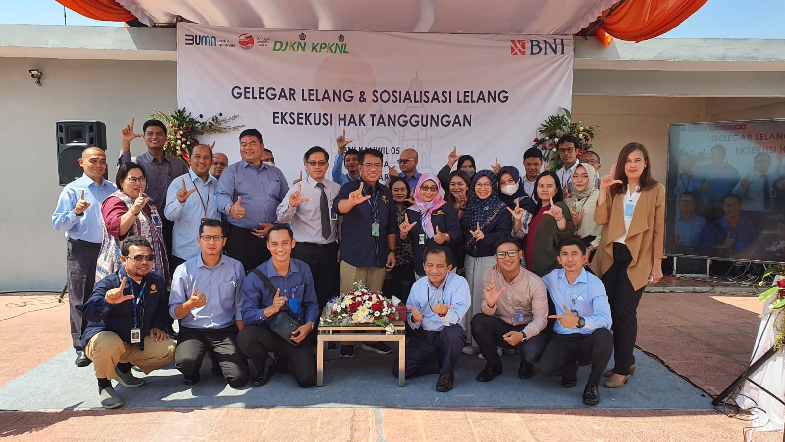 Sinergi Berelanjutan, BNI Kanwil 05 Semarang Berkolaborasi dengan KPKNL Semarang Gelar Gelegar Lelang  