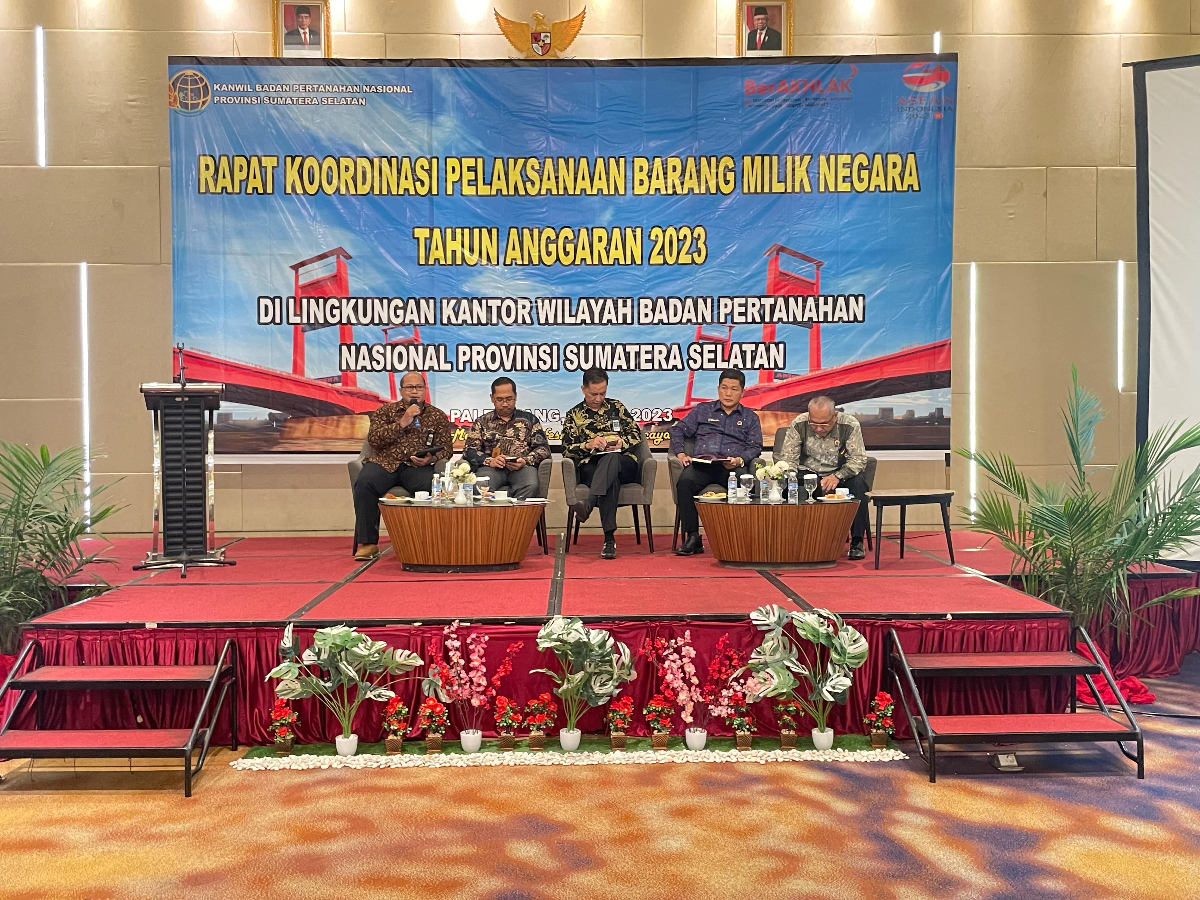 RAPAT KOORDINASI BARANG MILIK NEGARA SUMATERA SELATAN