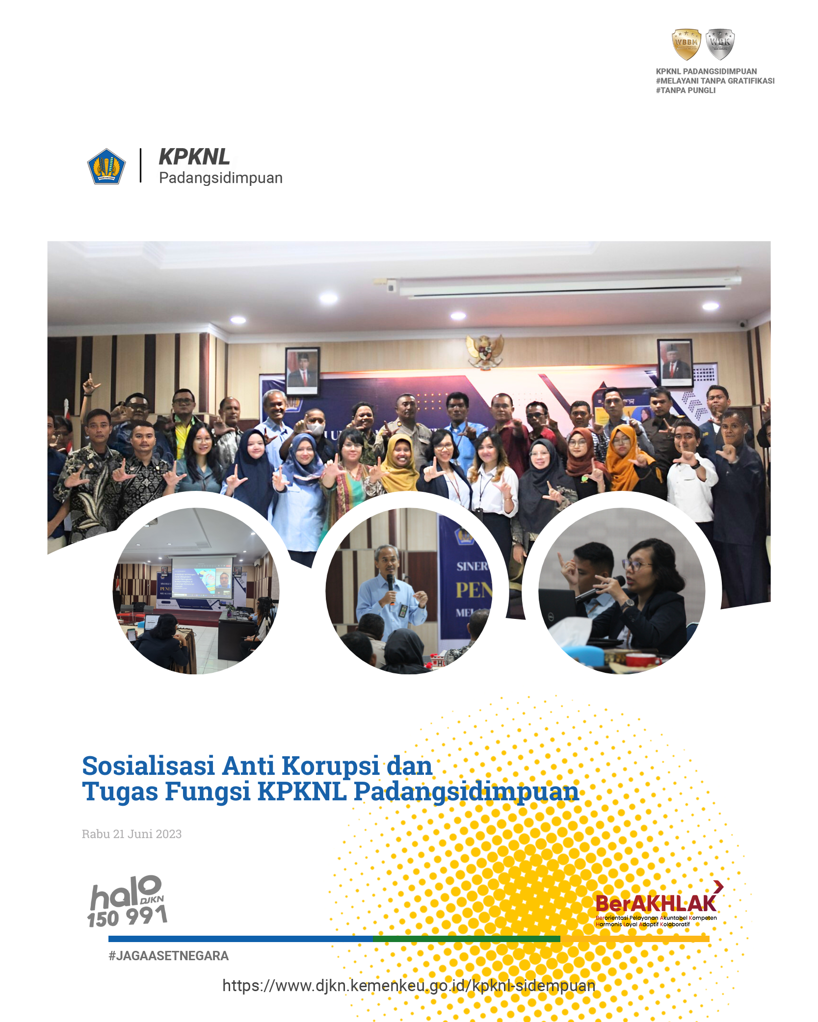 KPKNL Padangsidimpuan Sosialisasikan Peraturan Terkait Lelang dan Piutang Negara