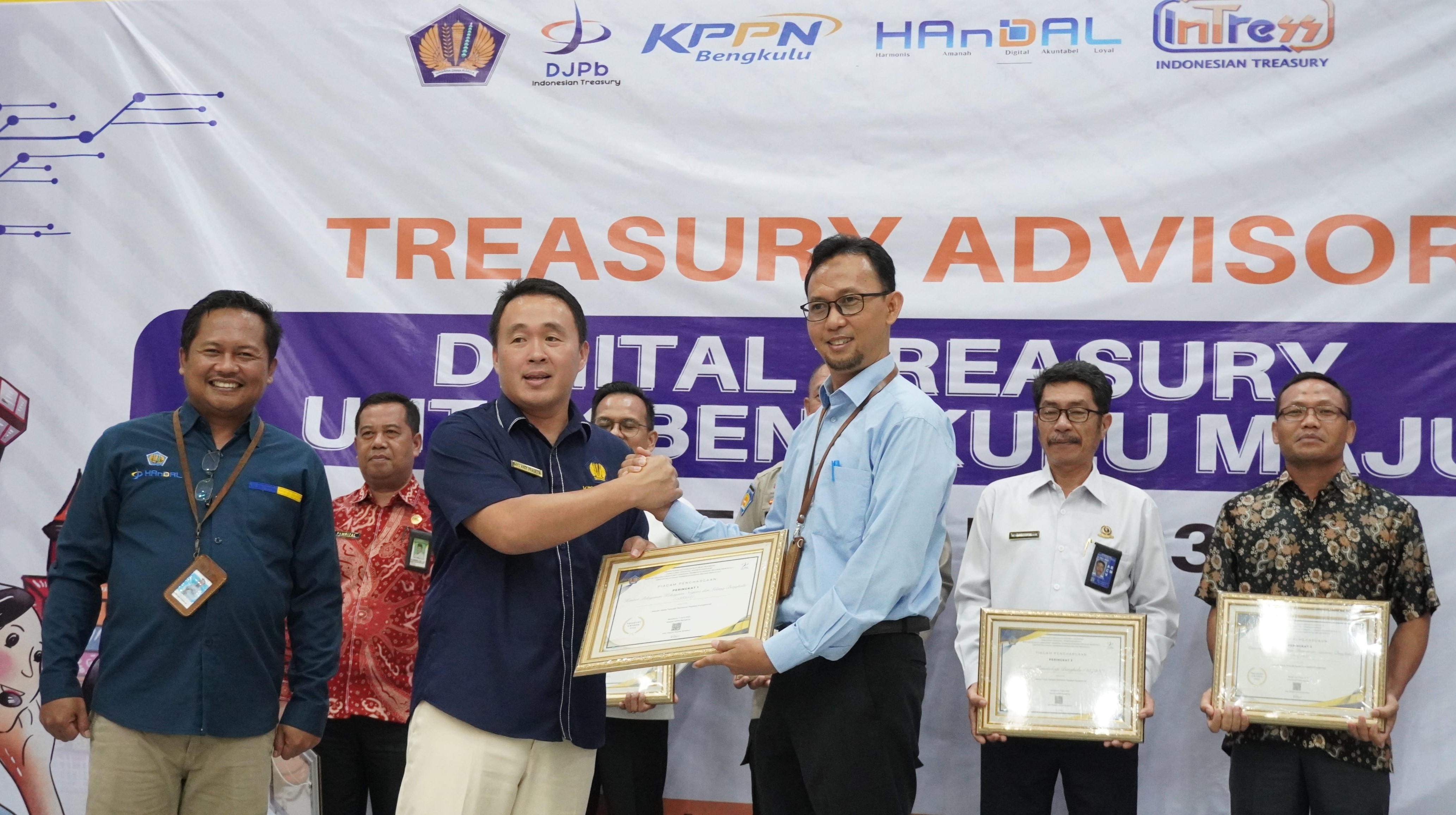 KPKNL Bengkulu Bawa Pulang 3 Penghargaan Treasury Awards Semester I 2023