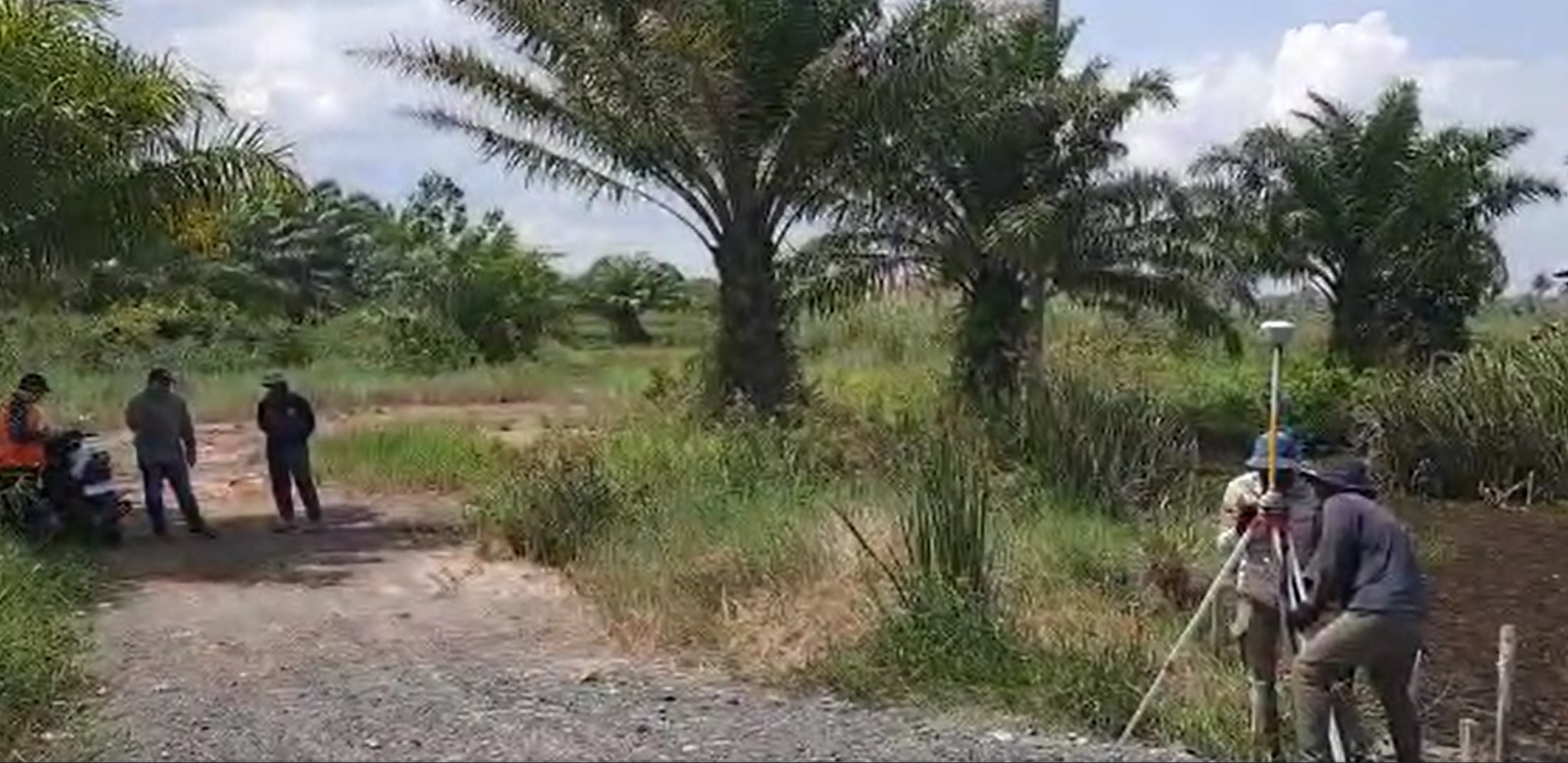 Sertipikasi BMN : Pengukuran Bidang Tanah pada Satker Pelaksanaan Jalan Nasional II Kalimantan Selatan