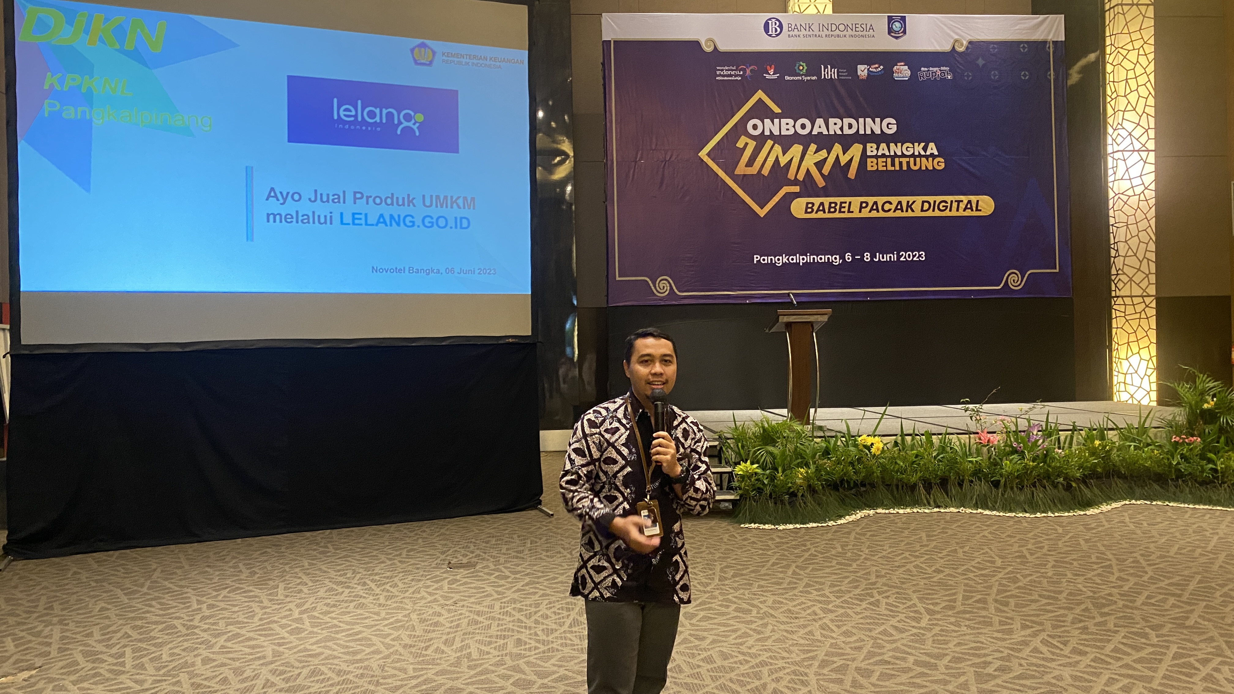 UMKM Babel Pacak Digital, KPKNL Pangkalpinang Beri Pengetahuan Lelang Online