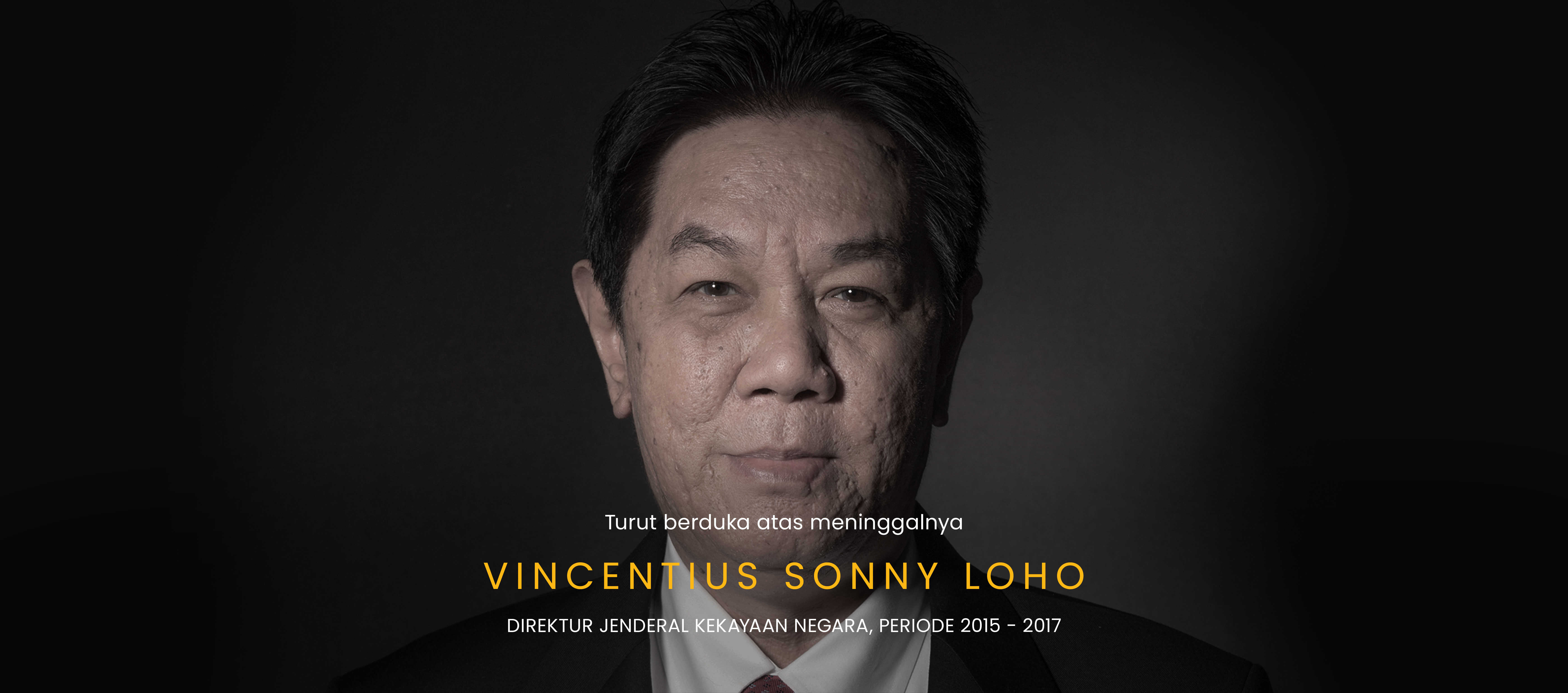 KPKNL Mataram Turut Berduka atas Meninggalnya Bapak Vincentius Sonny Loho, Direktur Jenderal Kekayaan Negara Periode 2015-2017 ❁❁❁