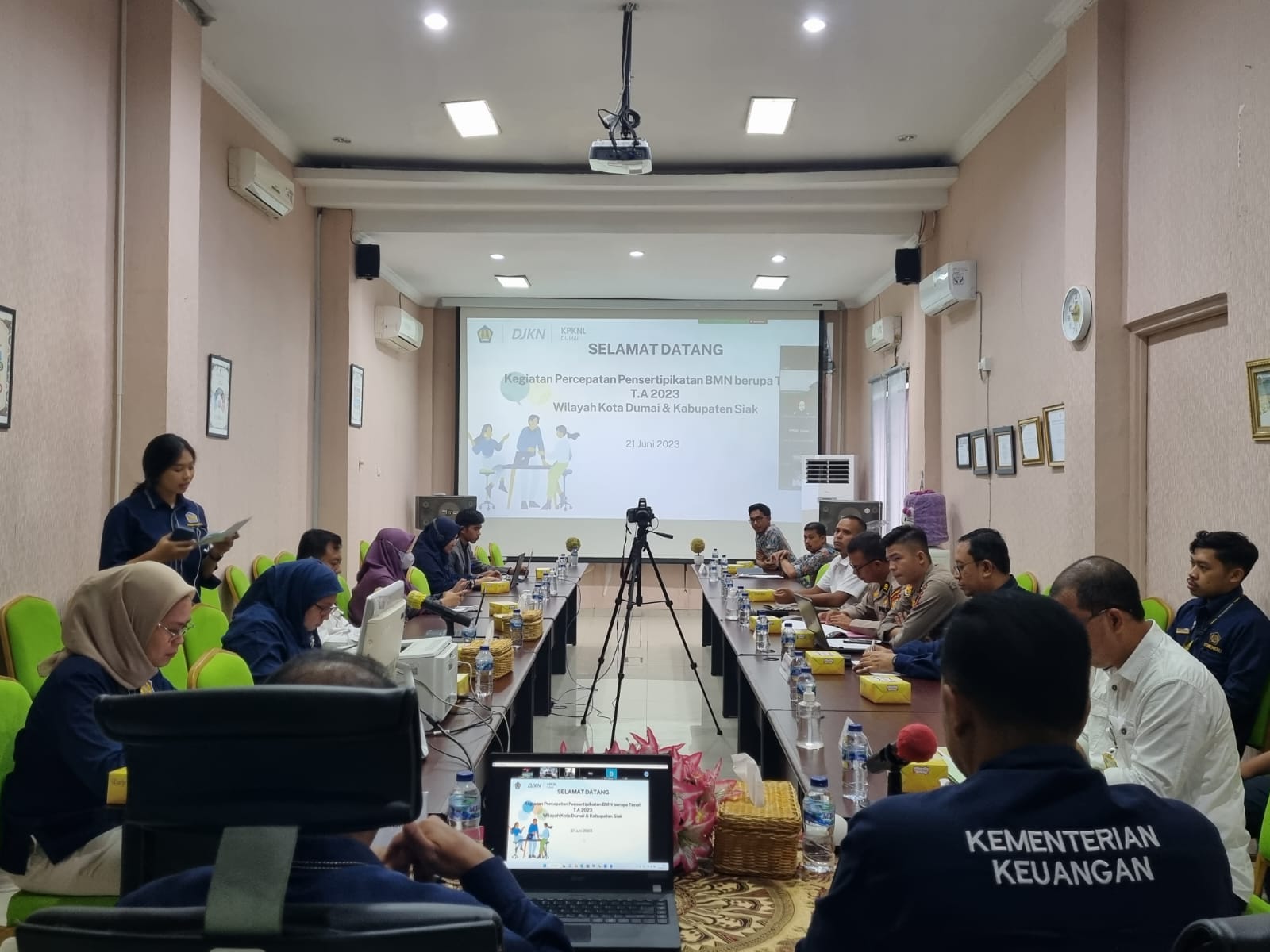 Tuntaskan Sertipikasi Tanah BMN, KPKNL Dumai Gelar Rapat dengan Satuan Kerja Wilayah Kota Dumai & Kabupaten Siak