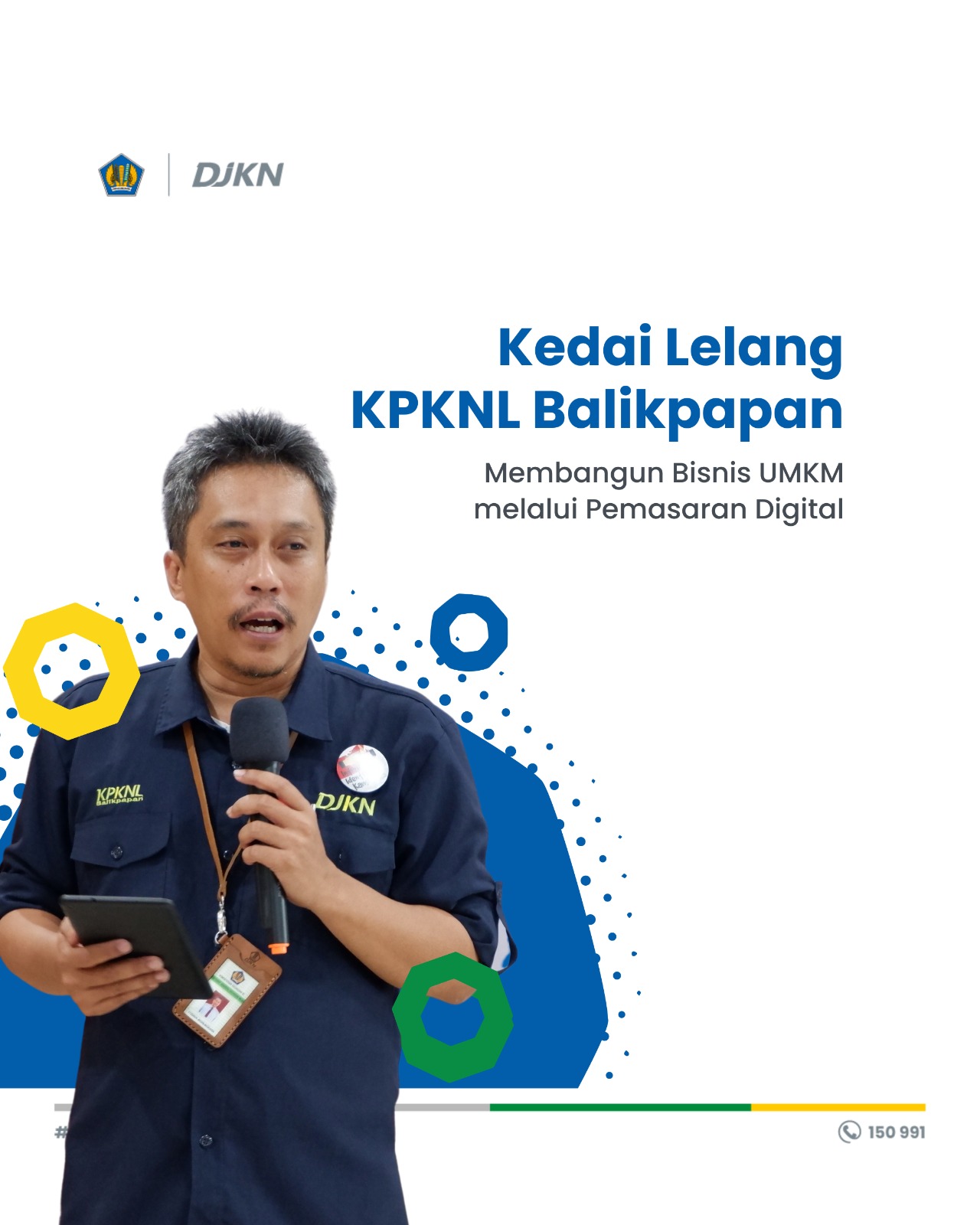 Penyelenggaraan Kedai Lelang "Membangun Bisnis UMKM melalui Pemasaran Digital" oleh KPKNL Balikpapan
