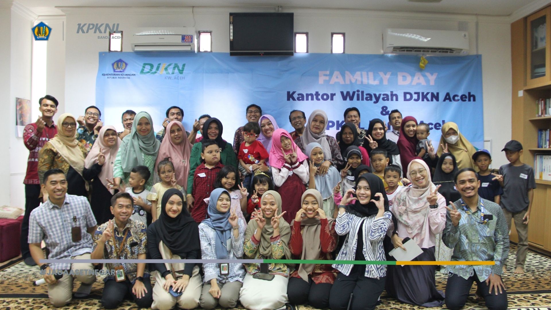 Antusiasme Family Day Kementerian Keuangan Tahun 2023 di KPKNL Banda Aceh