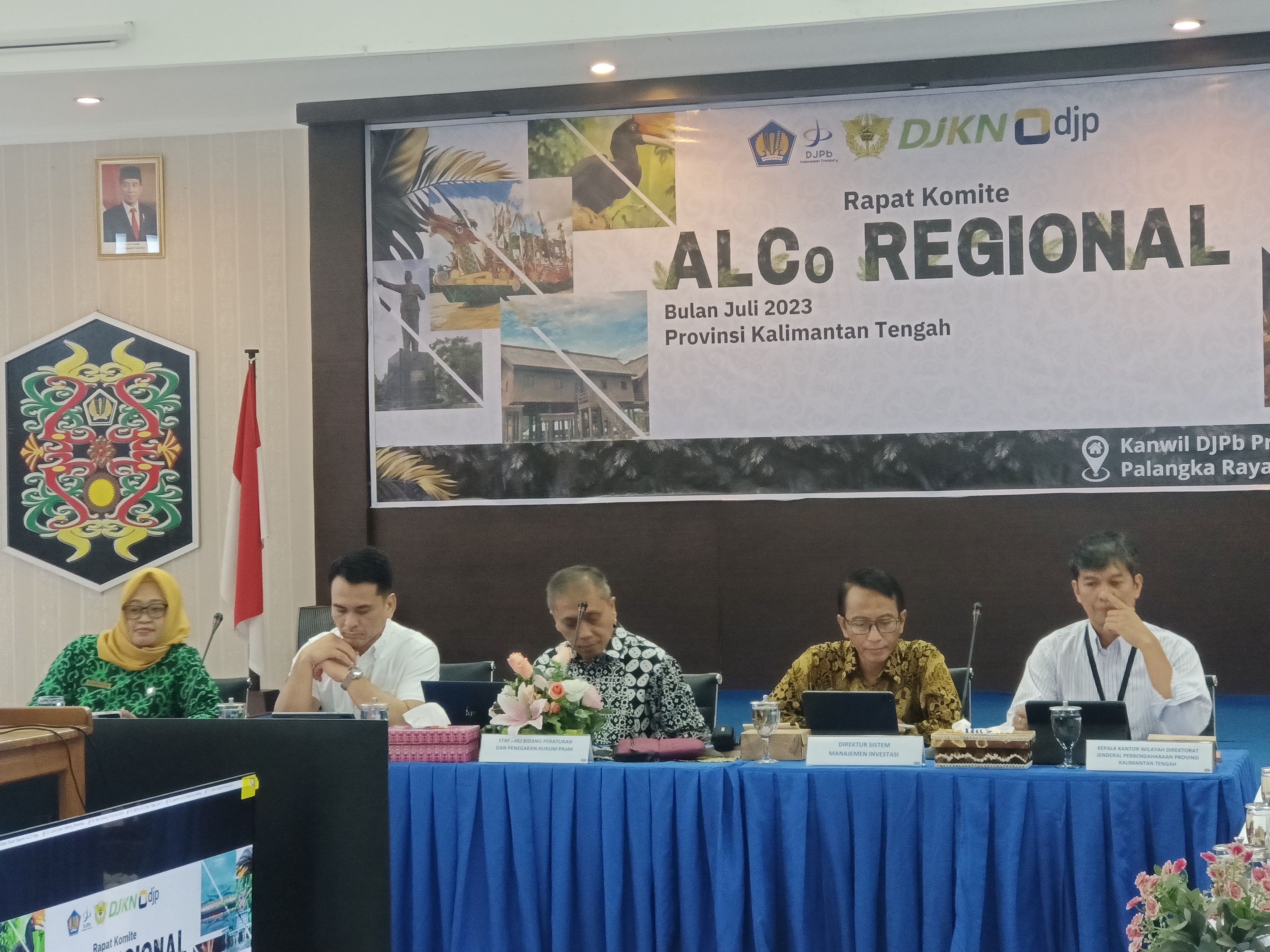 Rapat Komite Alco Regional Kalimantan Tengah dan Press Release Kinerja APBN per 30 Juni 2023