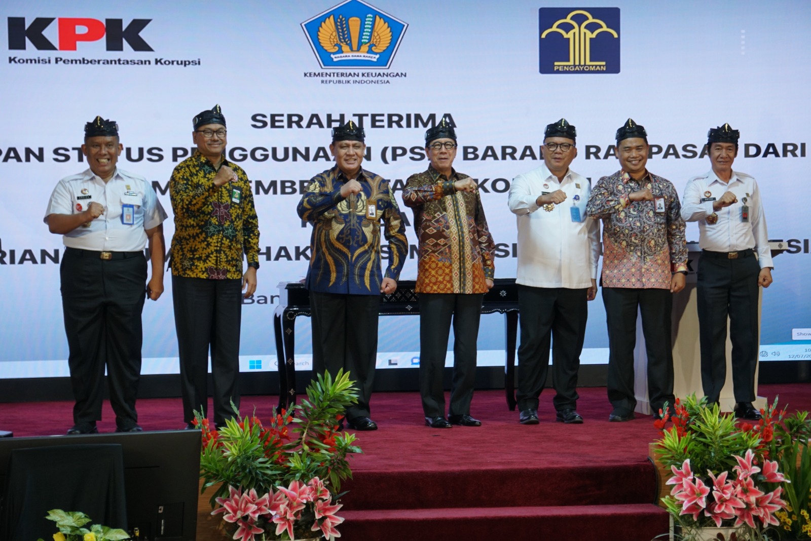 Kepala Kanwil DJKN Jawa Barat wakili Dirjen KN hadiri Penyerahan Aset Rampasan KPK Kepada Kemenkumham
