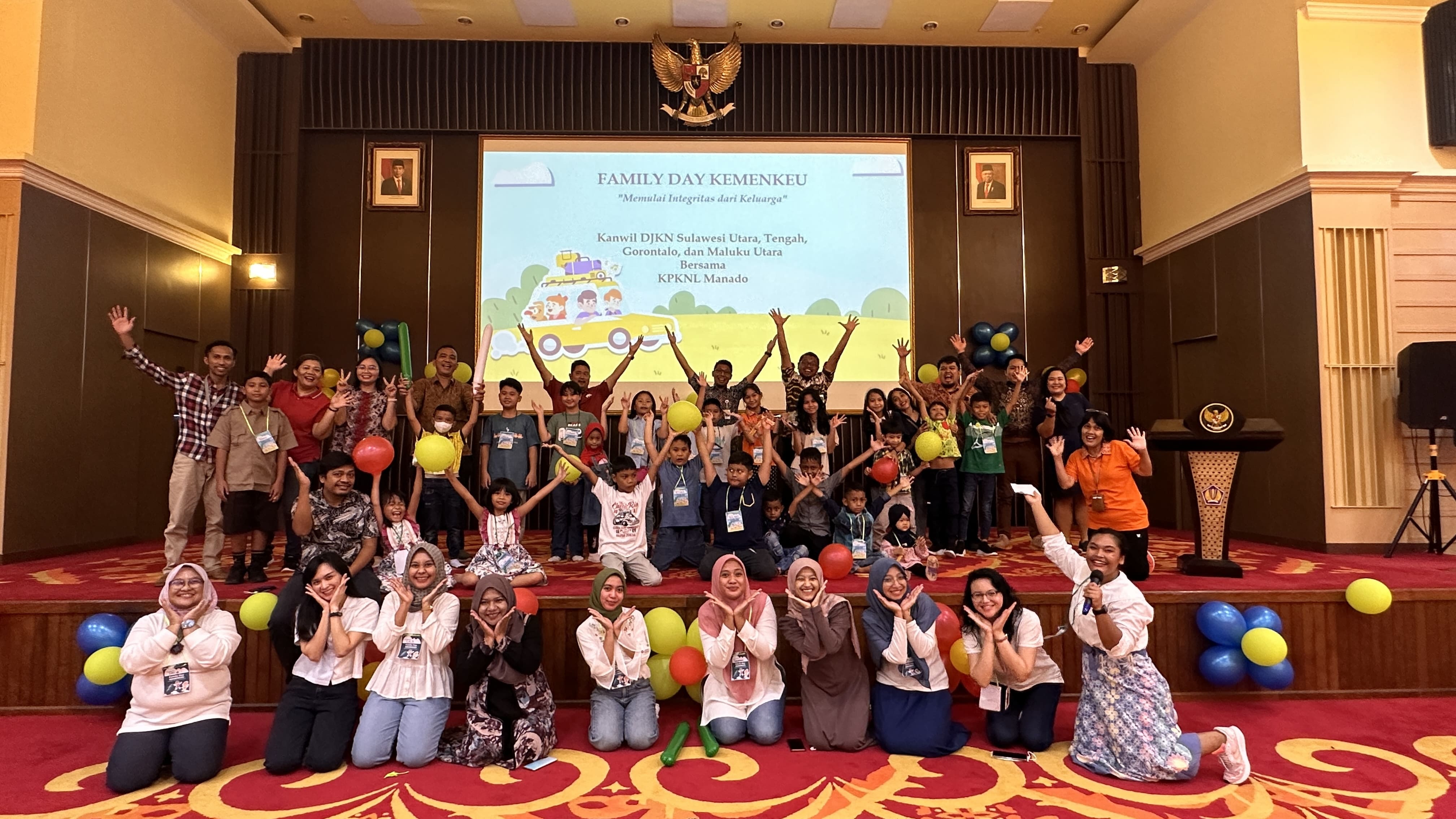 Family Day Kemenkeu di Kanwil DJKN Suluttenggomalut dan KPKNL Manado : Tanamkan Intergritas dari Keluarga