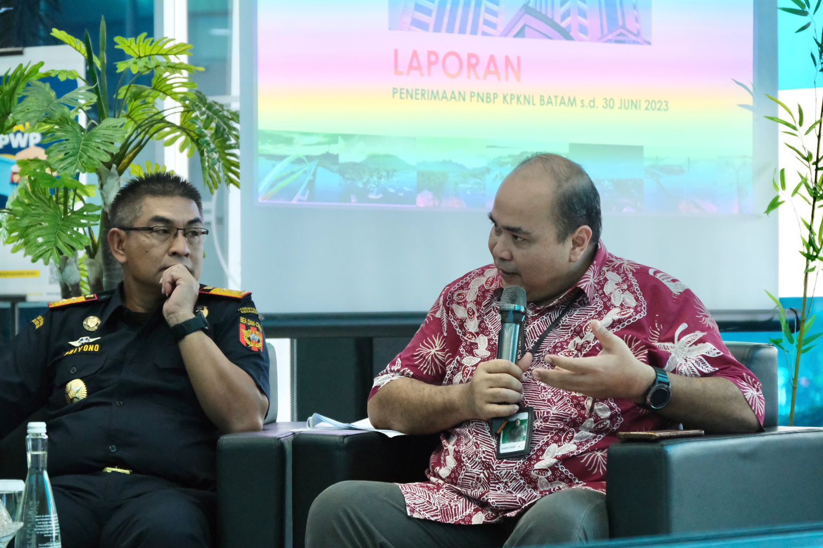 Pelaksanaan Konferensi Pers Kinerja APBN Semester I Tahun Anggaran 2023 Regional Kepulauan Riau