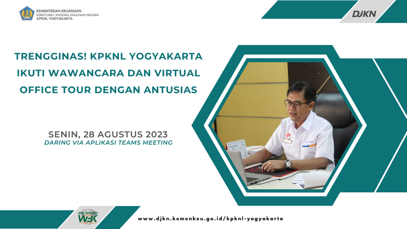 Trengginas! KPKNL Yogyakarta Ikuti Wawancara dan Virtual Office Tour dengan Antusias
