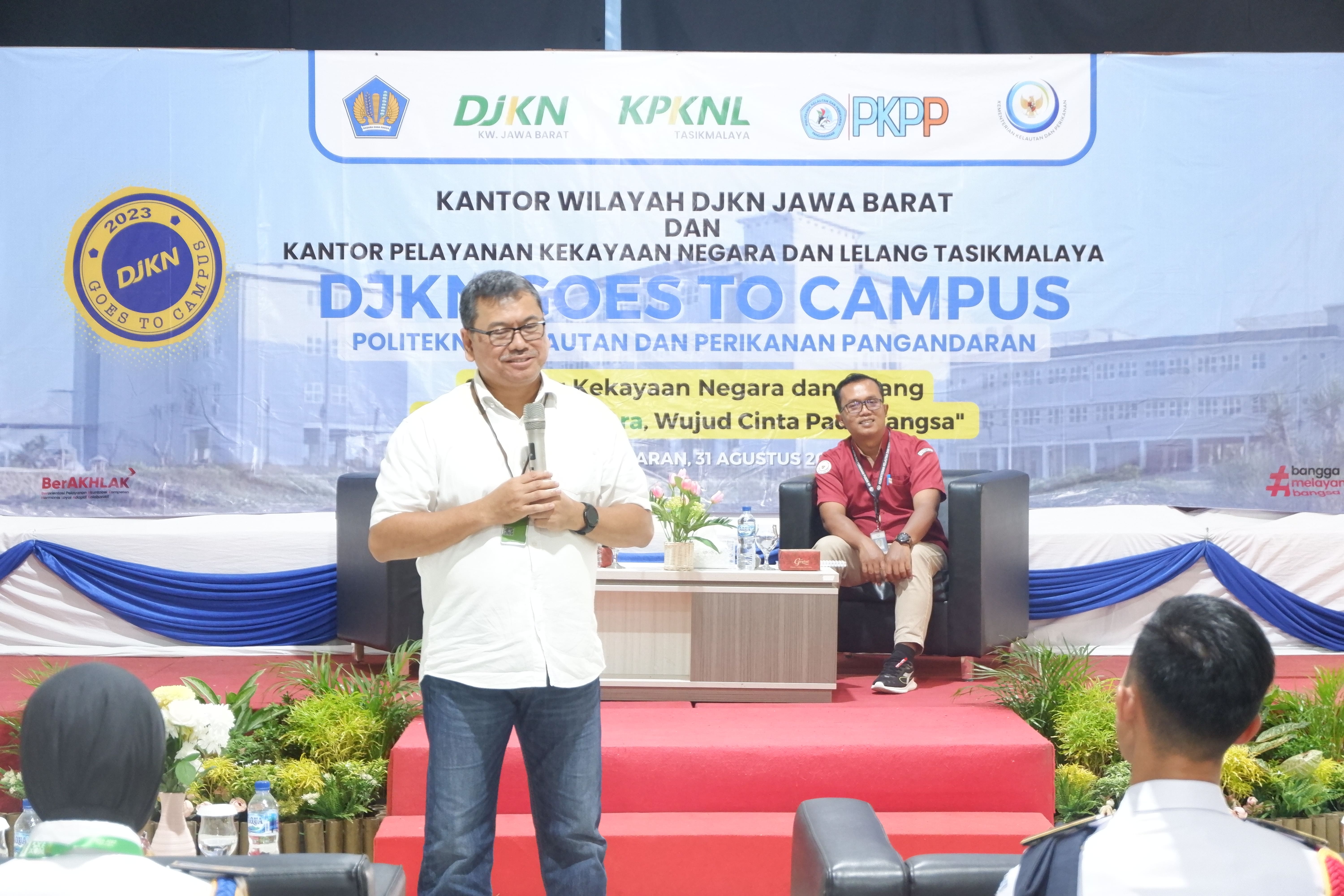 Goes To Campus Kanwil DJKN Jawa Barat Dan KPKNL Tasikmalaya Di Politeknik Kelautan Perikanan Pangandaran