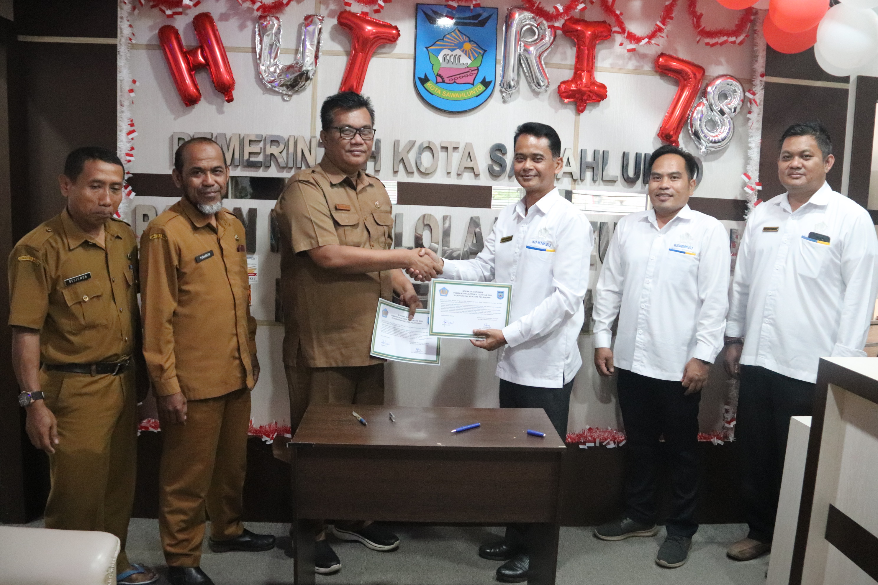 Kordinasi dan Kunjungan Kerja ke Pemko Solok terkait TUSI DJKN/KPKNL Padang dan Komitmen Bersama dalam hal Peningkatan Layanan