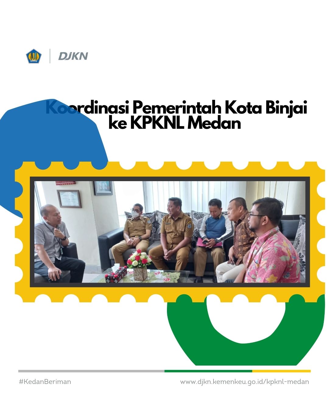Koordinasi Pemerintah Kota Binjai ke KPKNL Medan