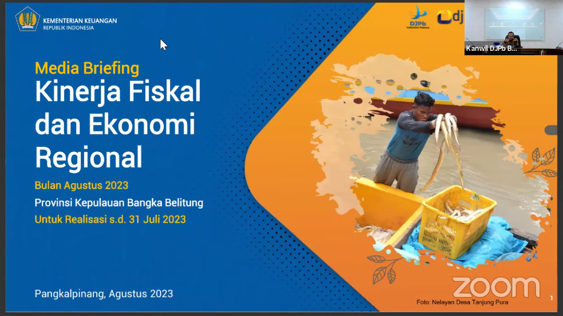 Serapan Belanja yang Meningkat Dibanding Tahun 2022 Diharapkan Menjadi Stimulus Ekonomi Bangka Belitung