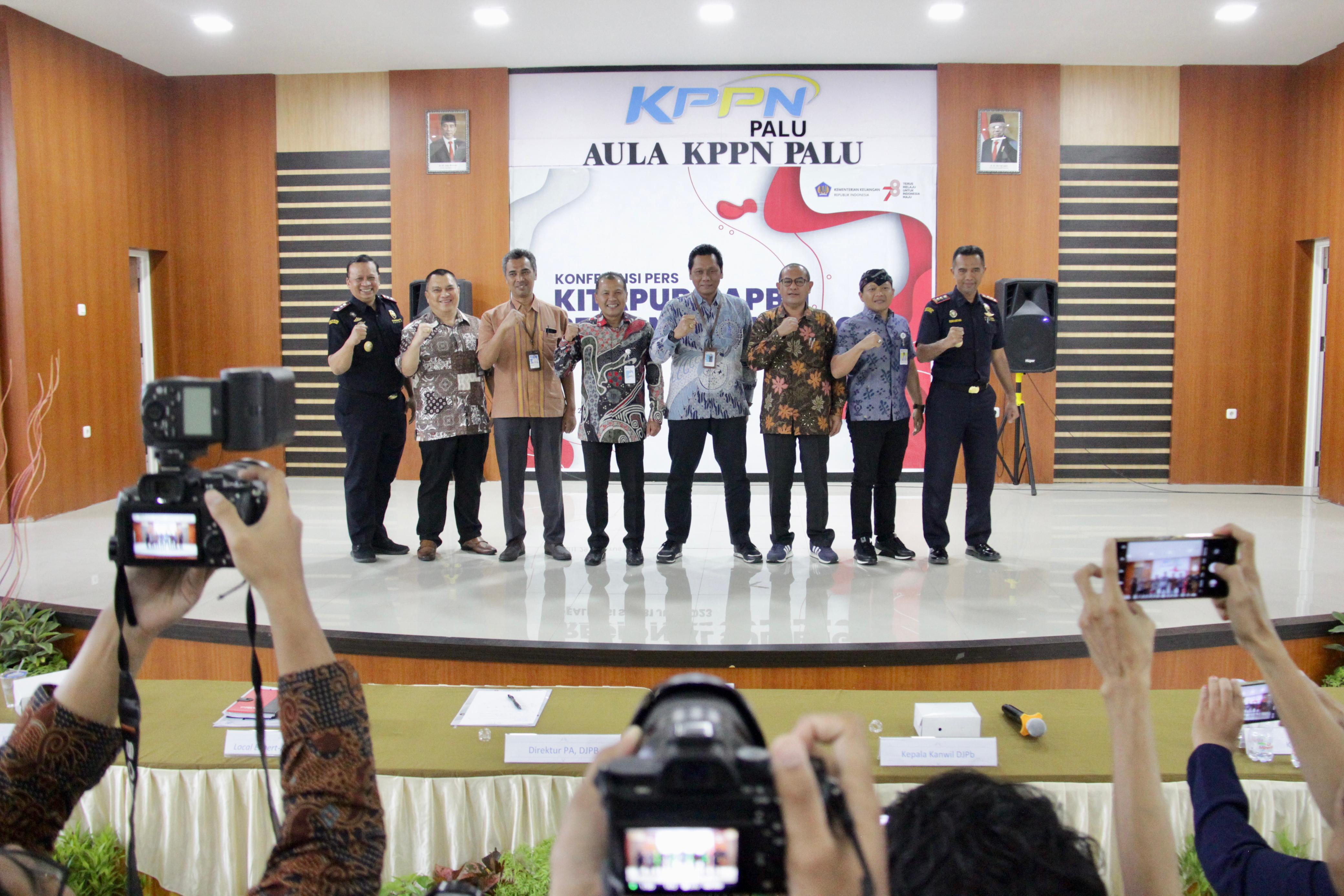 Konferensi Pers Kitapura APBN Sulawesi Tengah