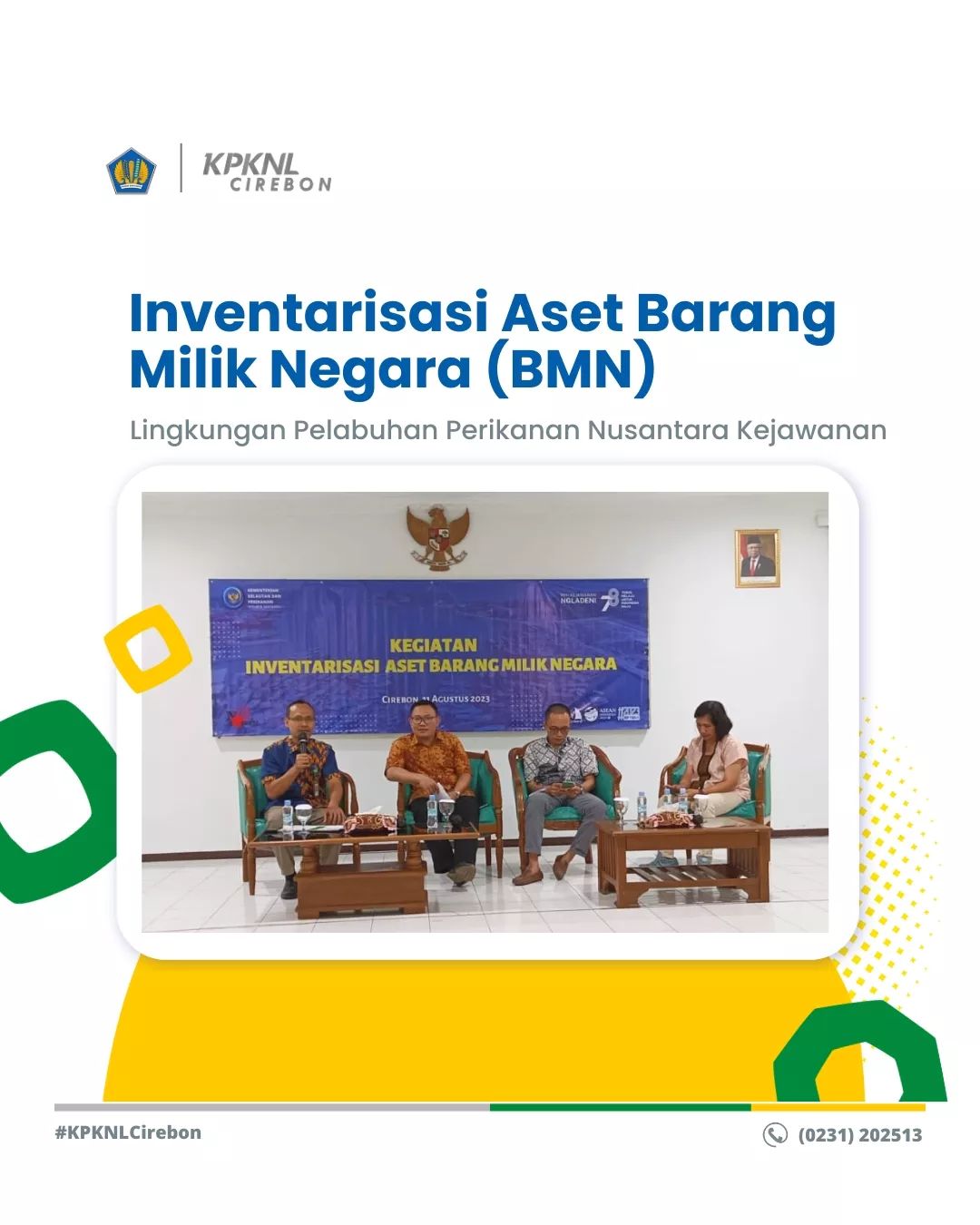 Inventarisasi Aset Barang Milik Negara (BMN) Lingkungan Pelabuhan Perikanan Nusantara Kejawanan