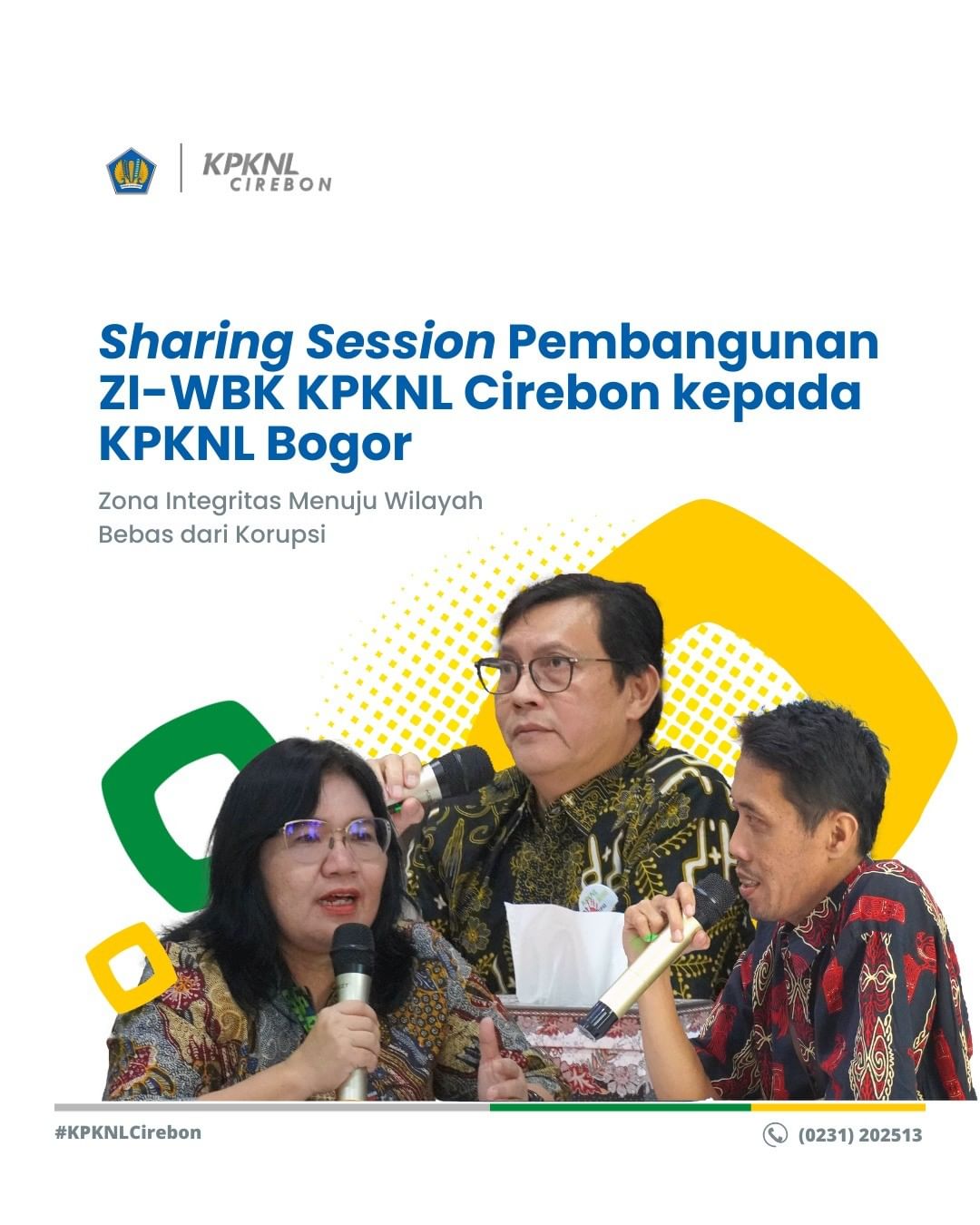 Sharing Session Pembangunan ZI-WBK KPKNL Cirebon kepada KPKNL Bogor