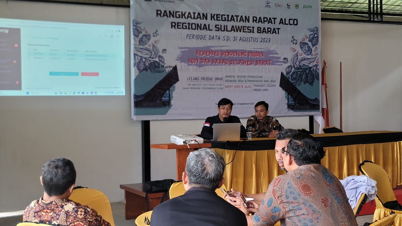 Kemenkeu Satu Memberikan Dukungan kepada Produk Kopi dan Kakao Sulawesi Barat melalui Lelang Produk UMKM oleh KPKNL Mamuju