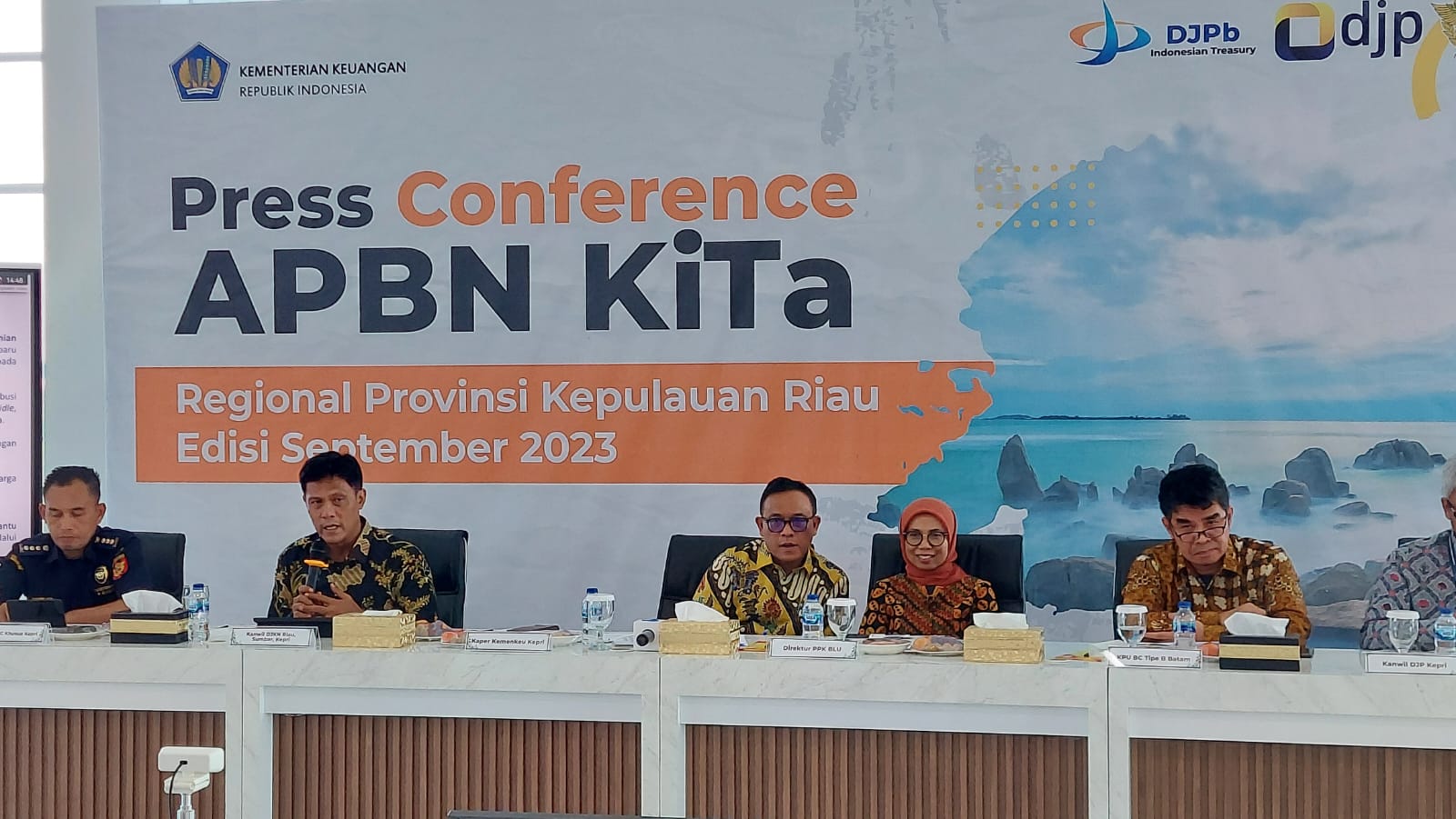 Press Conference : APBN KiTa Kepulauan Riau Periode sd 31 Agustus 2023 (Info ALCo Meeting)