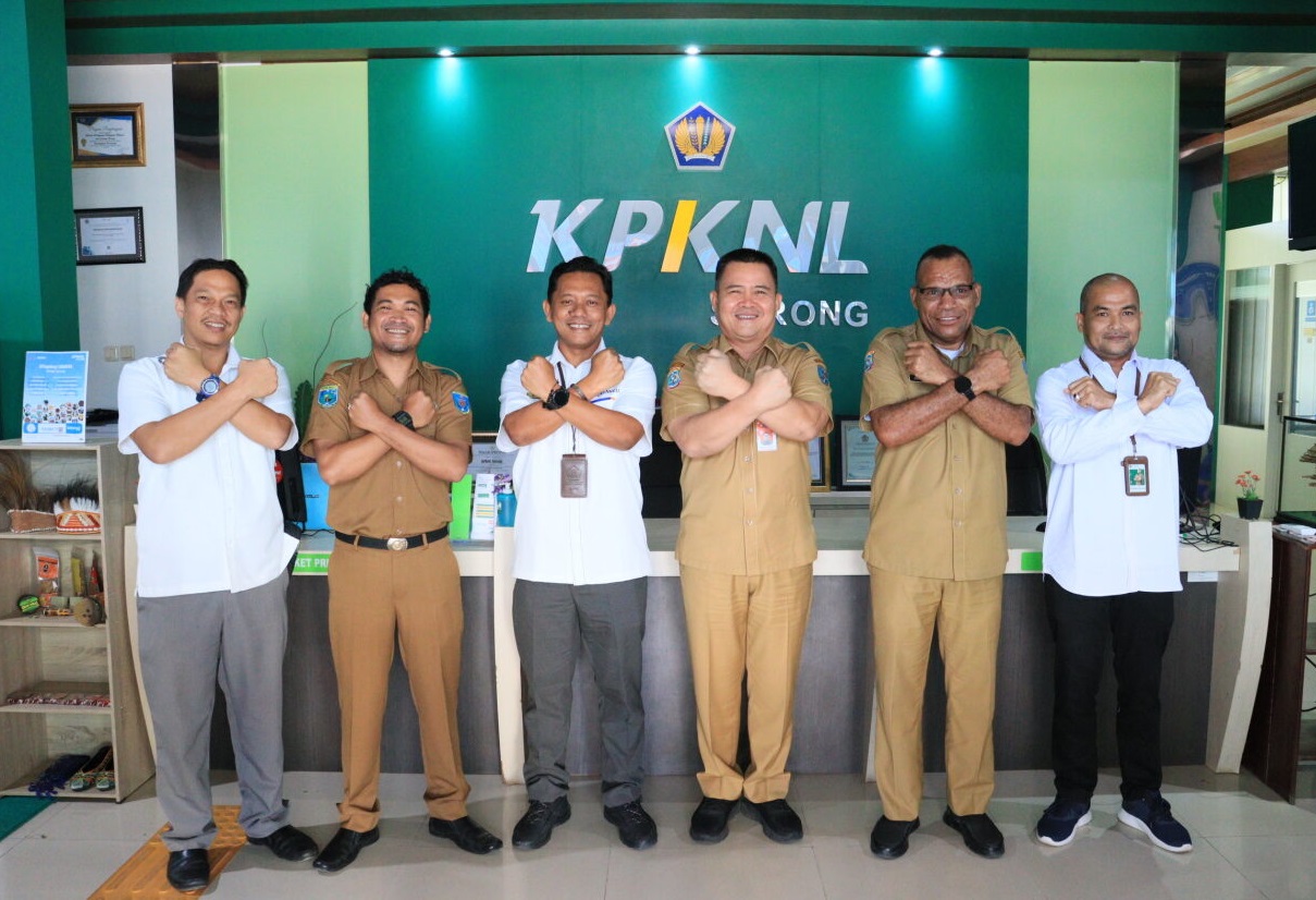 Kunjungan Kerja Pj. Bupati Maybrat ke KPKNL Sorong 
