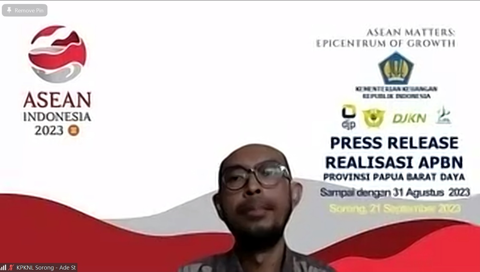 Siaran Pers: Realisasi APBN Provinsi Papua Barat Daya sampai dengan 31 Agustus 2023