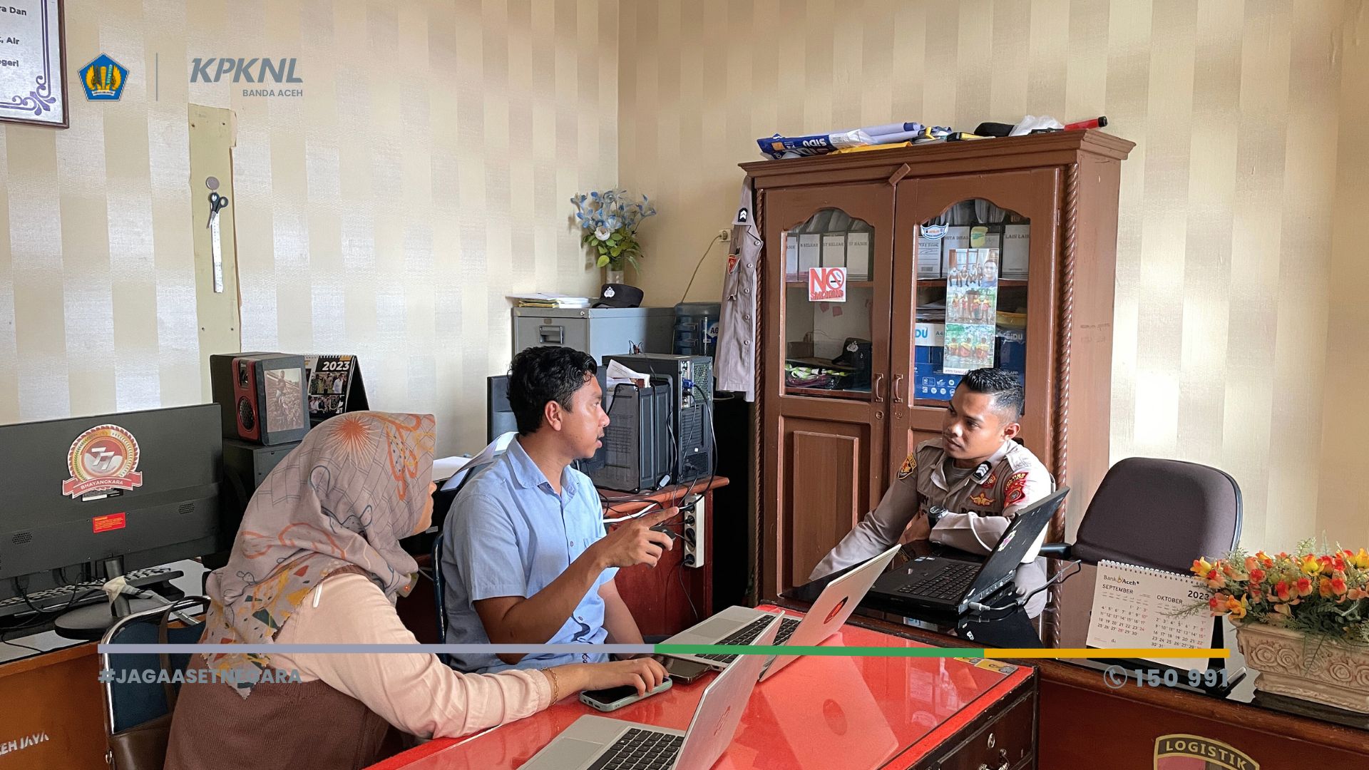 Pemantauan dalam Rangka Pengawasan dan Pengendalian pada Polres Aceh Jaya dan TVRI Stasiun Aceh