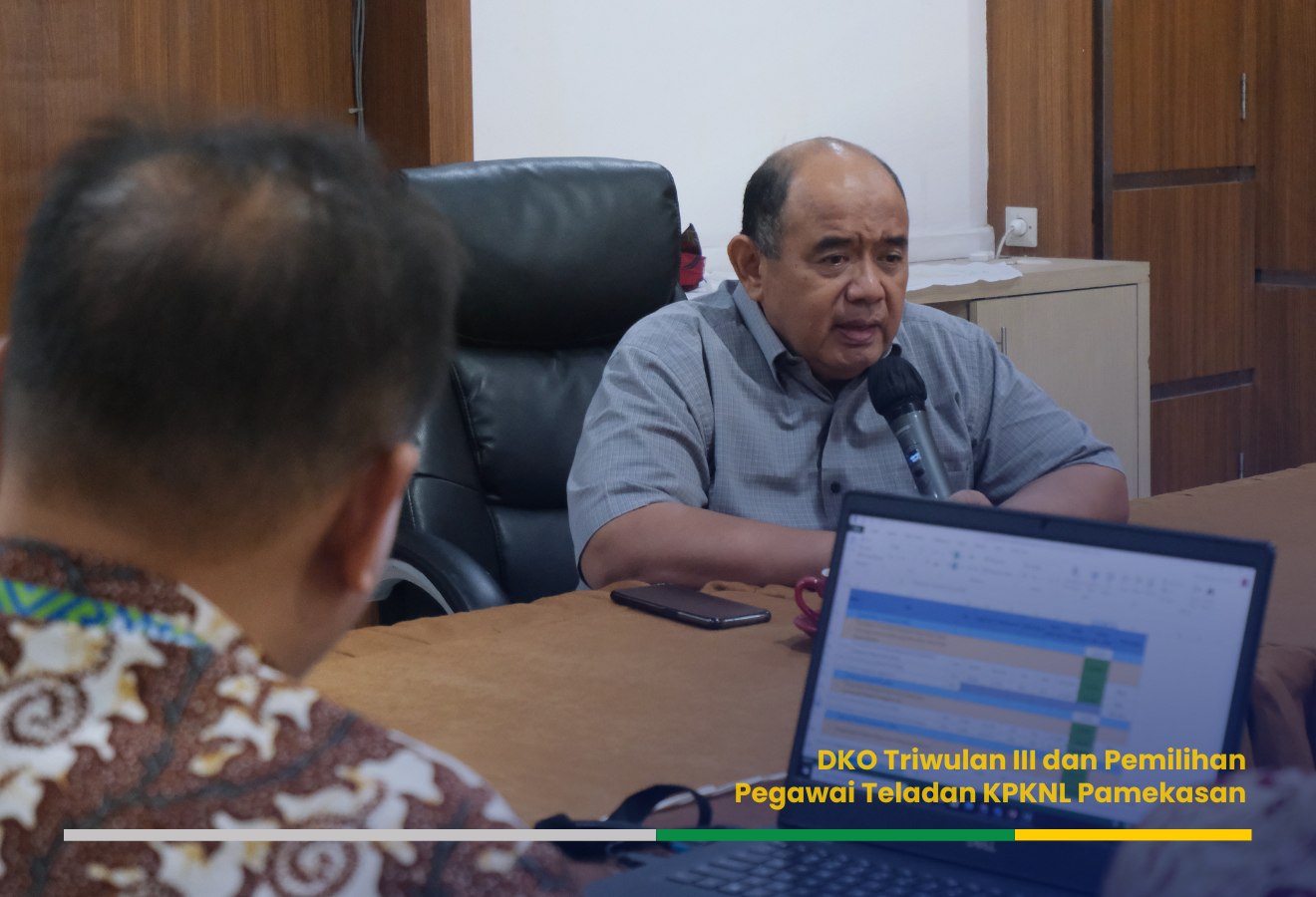KPKNL Pamekasan Laksanakan DKO Triwulan III dan Pemilihan Pegawai Teladan Tahun 2023