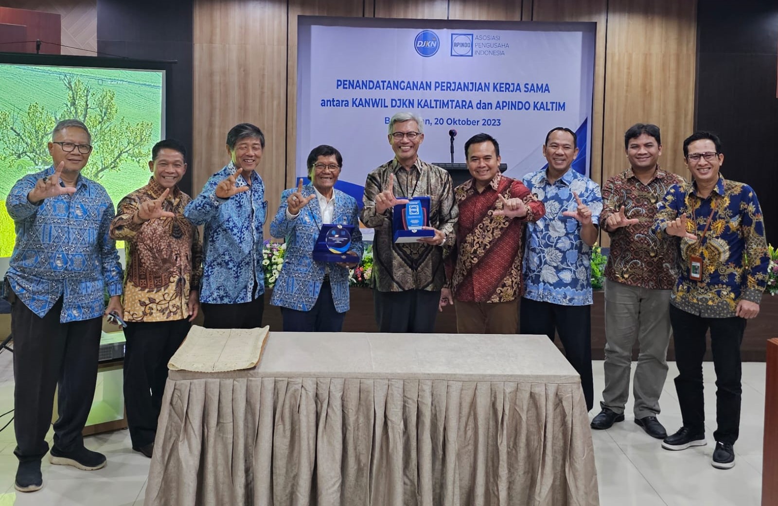 Perluas Basis Lelang di Sektor Swasta, Kanwil DJKN Kaltimtara lakukan Penandatanganan Perjanjian Kerja Sama dengan APINDO Kalimantan Timur