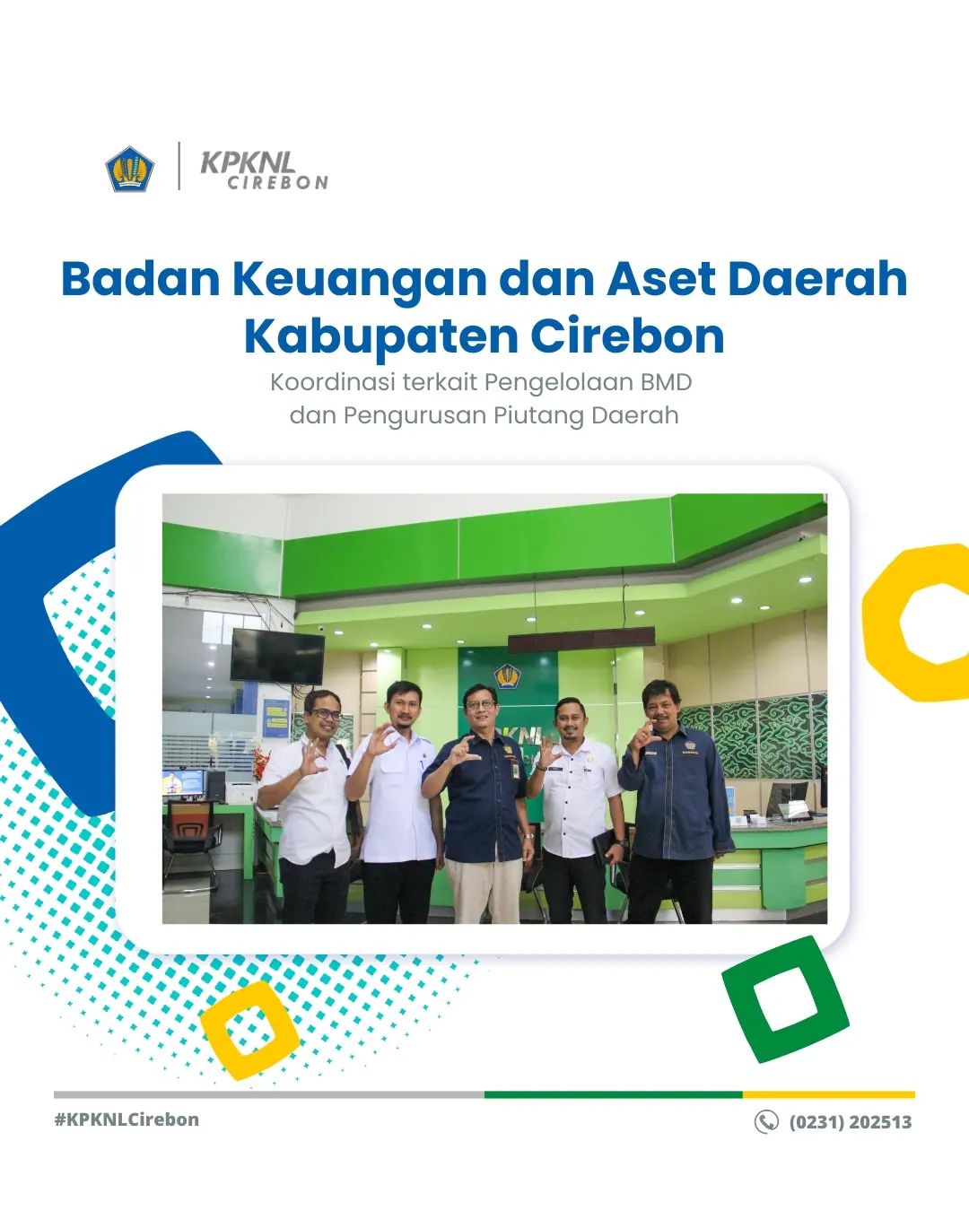 BKAD Kabupaten Cirebon Koordinasi terkait Pengelolaan BMD dan Pengurusan Piutang Daerah
