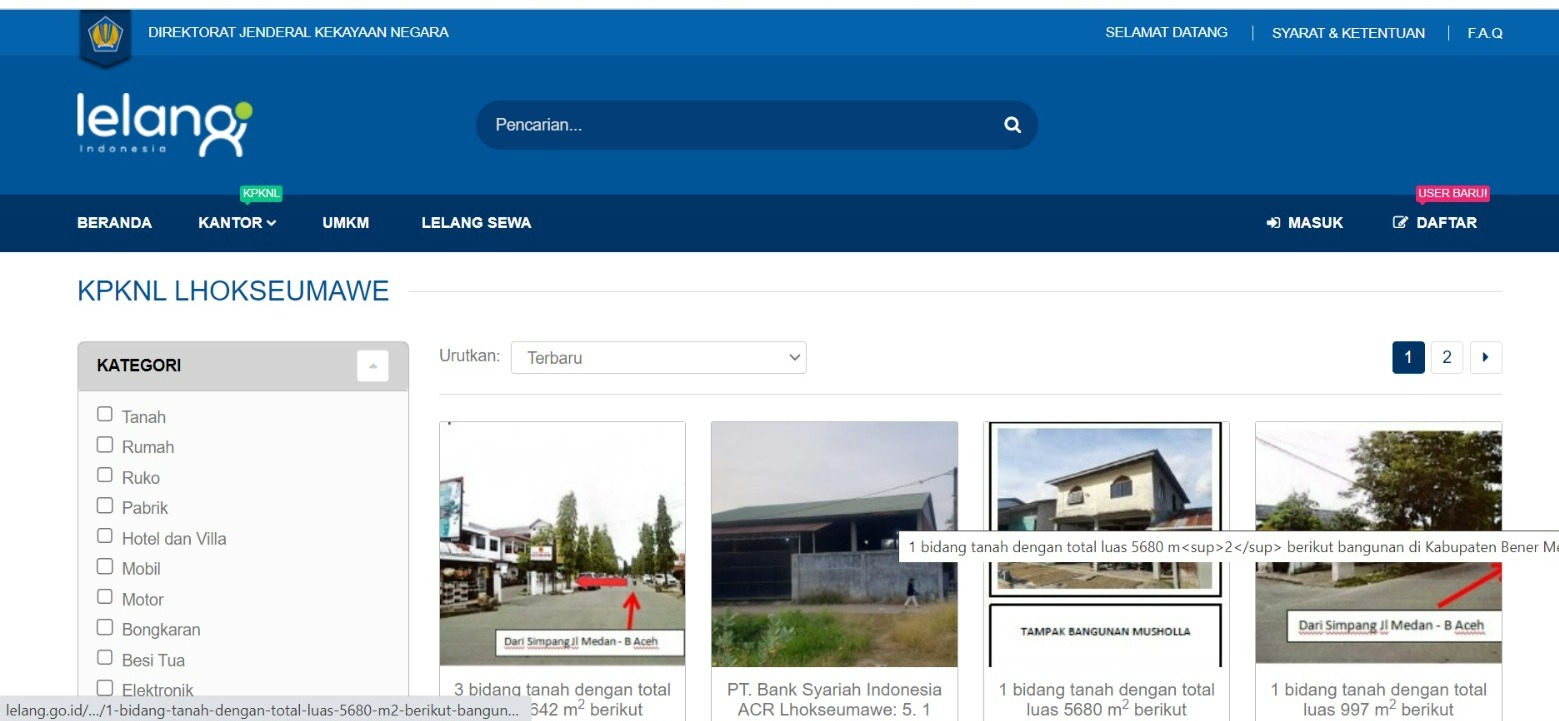 Inovasi Portal lelang Untuk Lelang yang semakin melayani 