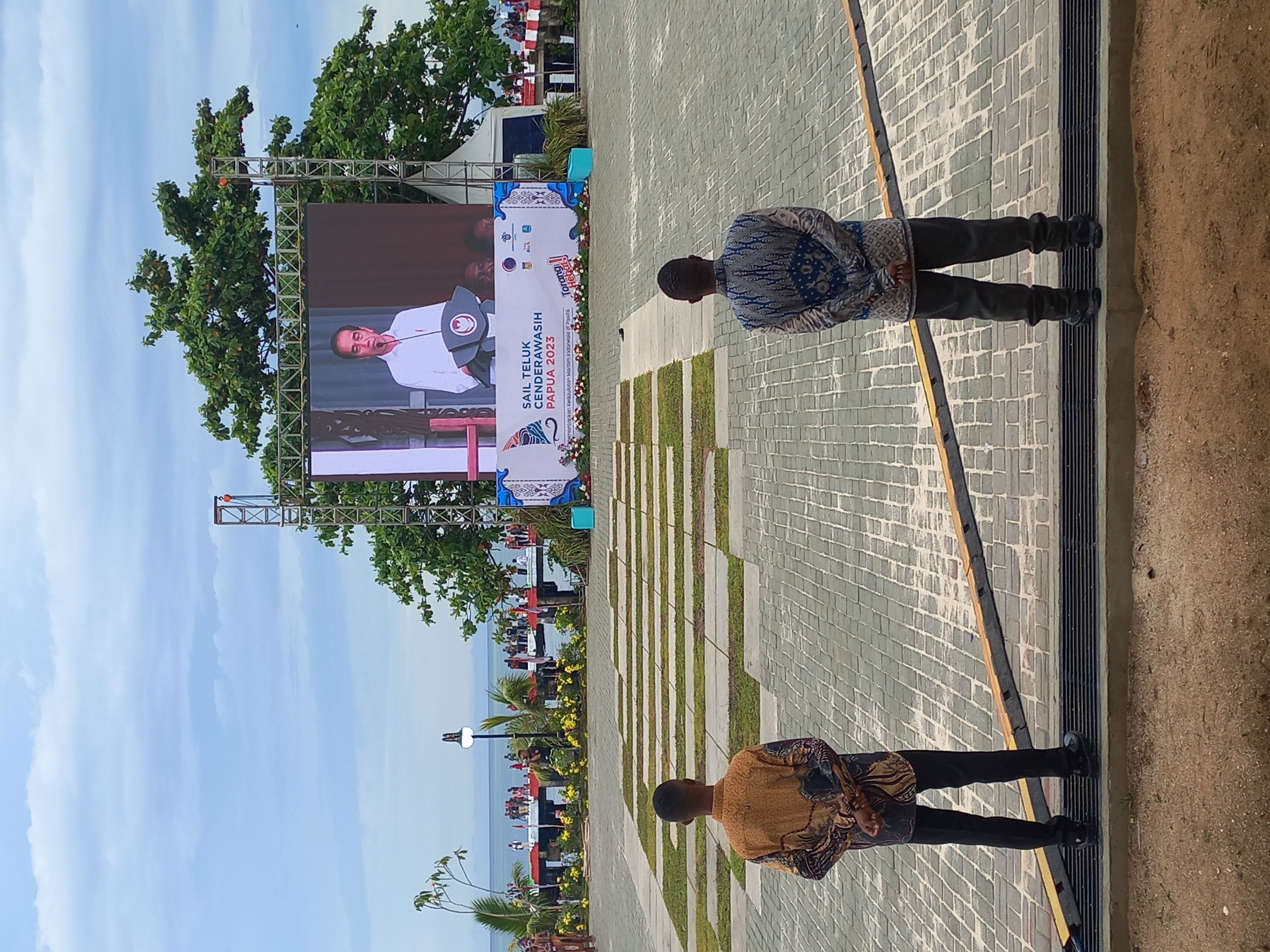 Peresmian Sail Teluk Cenderawasih oleh Presiden Jokowi