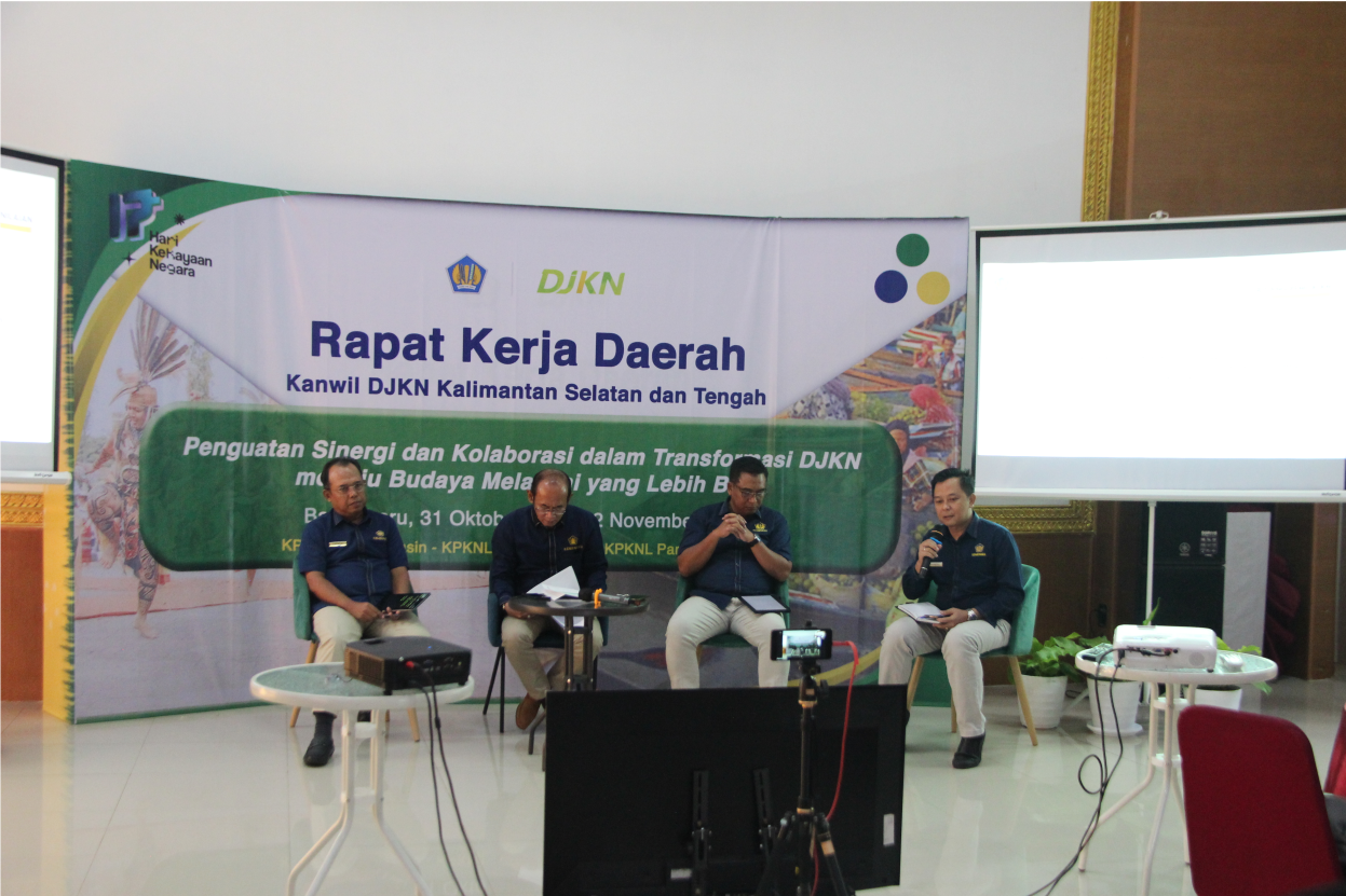 KPKNL Banjarmasin Ikuti Rakerda 2023 Kanwil DJKN Kalimantan Selatan dan Tengah