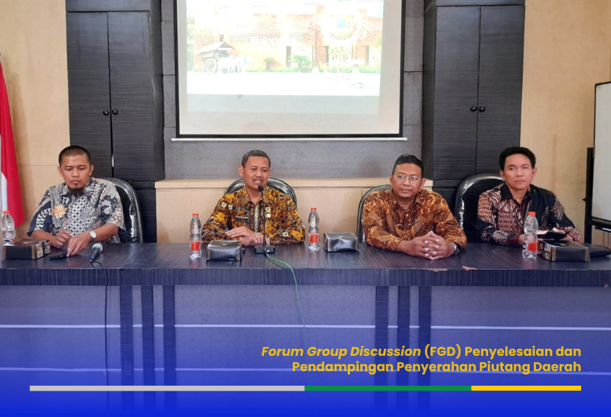 FGD Piutang Daerah : Tuntaskan Penyelesaian Piutang Daerah Pemerintah Kota Mojokerto