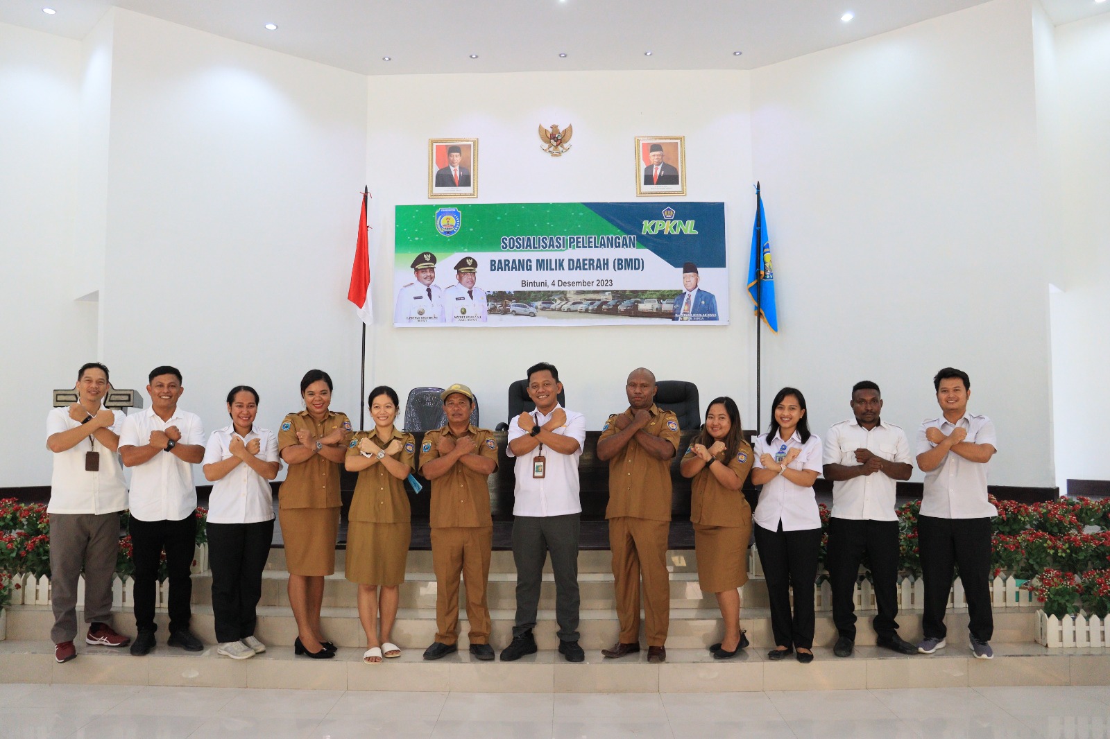Sosialisasi Lelang Barang Milik Daerah di Kabupaten Teluk Bintuni